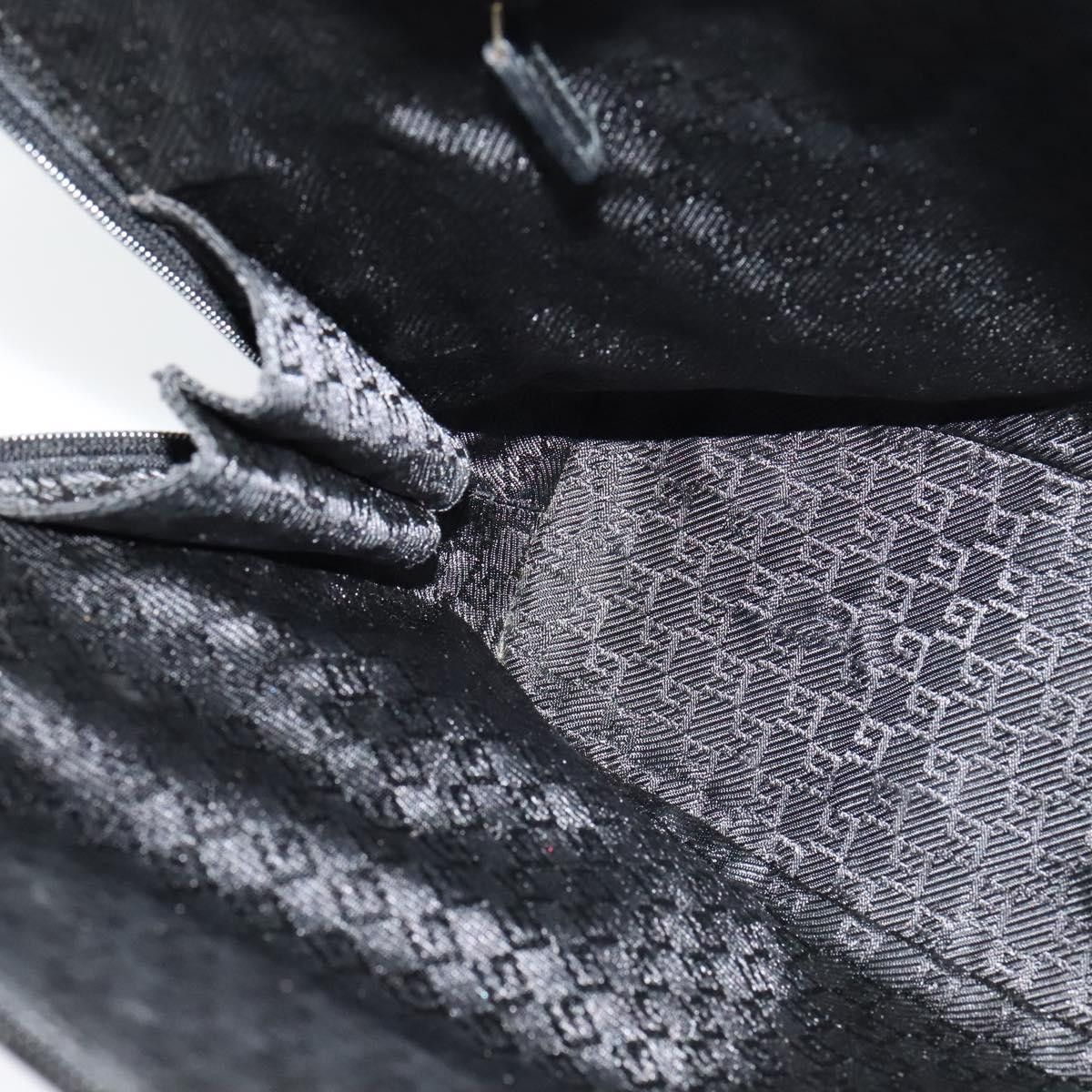 Gucci GUCCI Tote Bag Canvas Leather Gray Black Silver 002 002 Size ONE SIZE - 18 Thumbnail