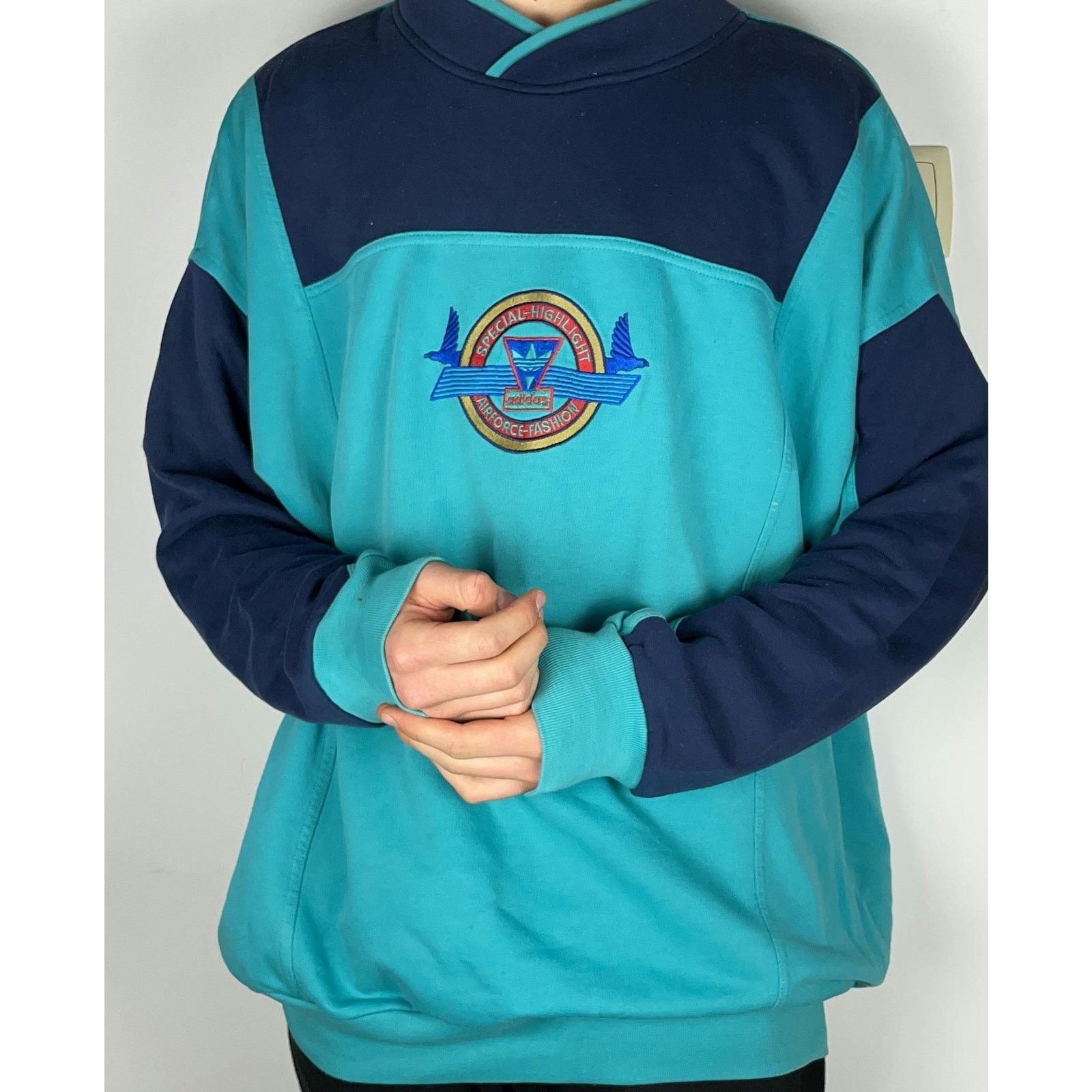 Adidas Adidas Men Special Highlight Airforce Fashion Sweatshirt 2XL Size US XXL / EU 58 / 5 - 2 Thumbnail