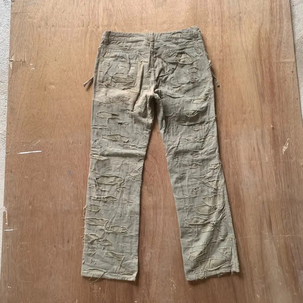 Le Grande Bleu (L.G.B.) 💥 RARE DESIGN 💥 VINTAGE BARTACK DEPT TROUSERS FADED PANTS Size US 30 / EU 46 - 12 Thumbnail