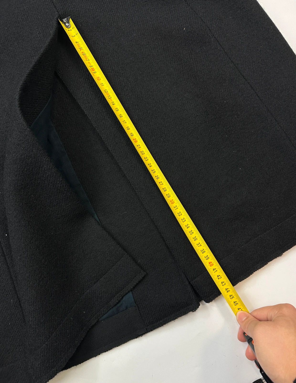 Miu Miu Miu Miu FW00-05 Black Wool & Mohair Long Trench Coat Size L / US 10 / IT 46 - 19 Thumbnail