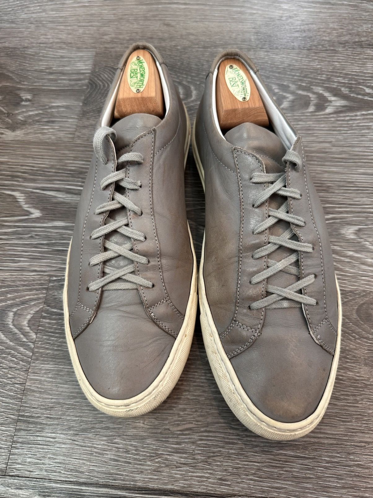 Common Projects Common Projects Leather Achilles Low Grey 42 Size US 9 / EU 42 - 2 Thumbnail