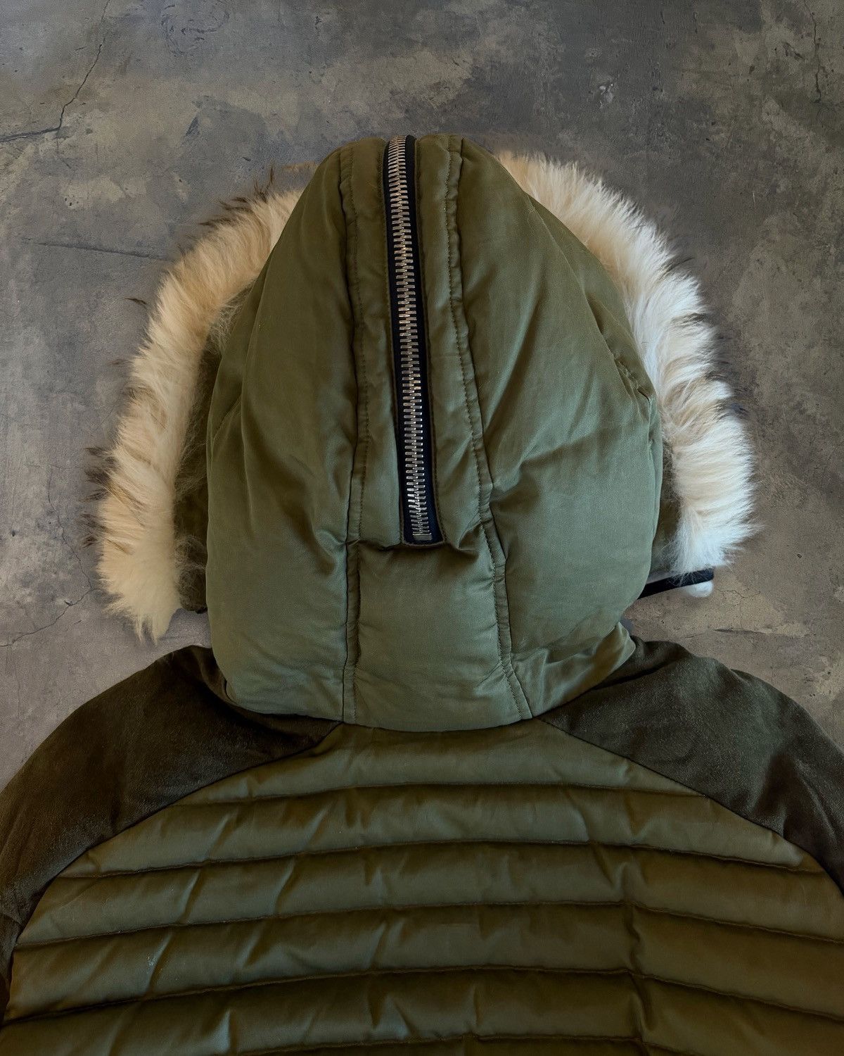 Balmain BALMAIN AW2014 FUR TRIM CAMO PRINT QUILTED JACKET Size US M / EU 48-50 / 2 - 7 Thumbnail