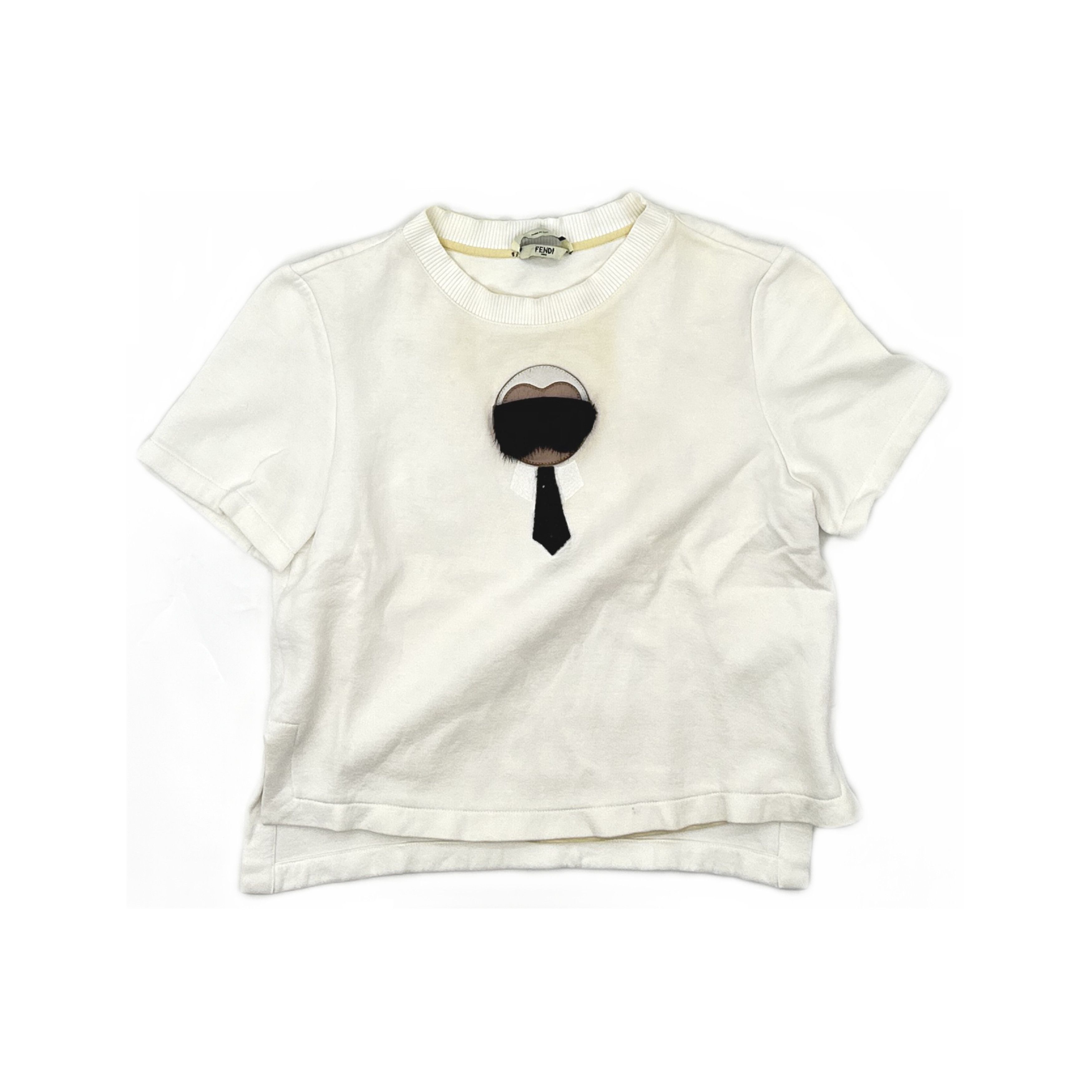 Fendi Fendi Karl Lagerfeld Graphic T-Shirt Size 40 Size S / US 4 / IT 40 - 1 Thumbnail