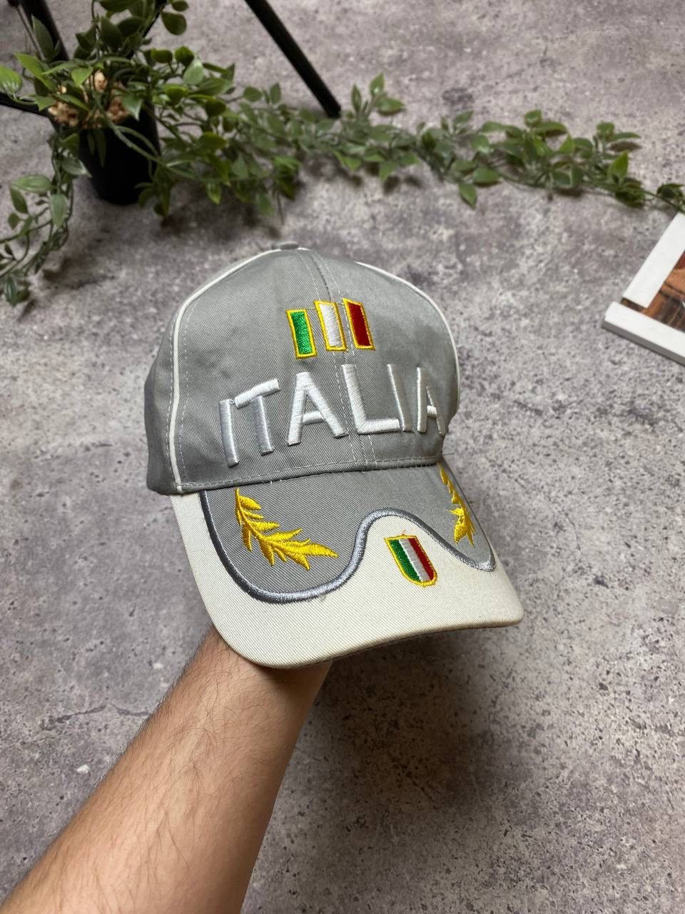 Other × Vintage ITALIA Cap Hat Embroidered Italia Flag Hat Adjustable OS Size ONE SIZE - 3 Thumbnail