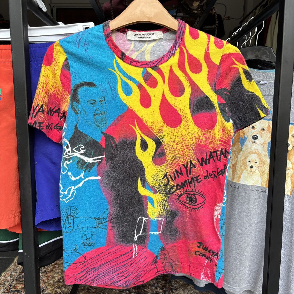 Junya Watanabe Junya Watanabe Comme Des Garcons SS 2002 Abstract Art Tee Size S / US 4 / IT 40 - 1 Thumbnail