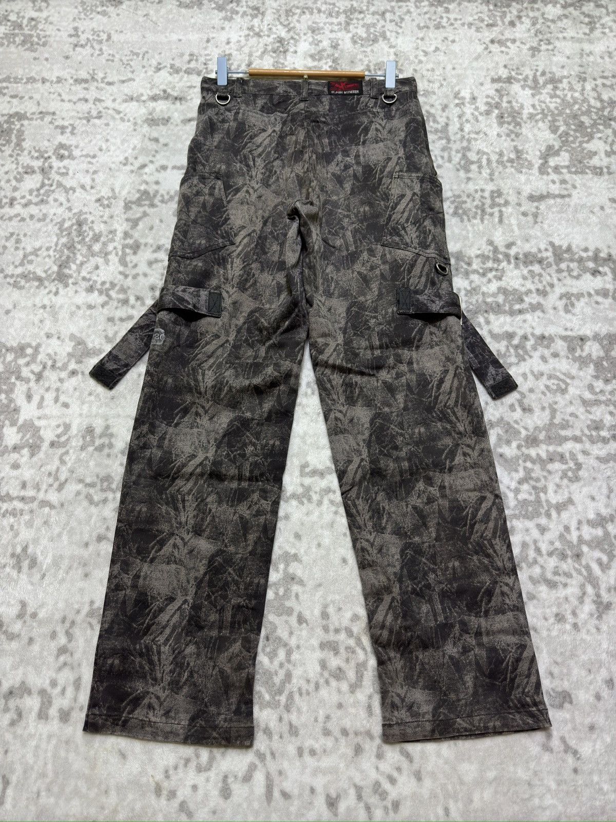 Hysteric Glamour Y2K Slash Number Smoked Bondage Cargo Pants Japanese Punk Size US 28 / EU 44 - 2 Thumbnail