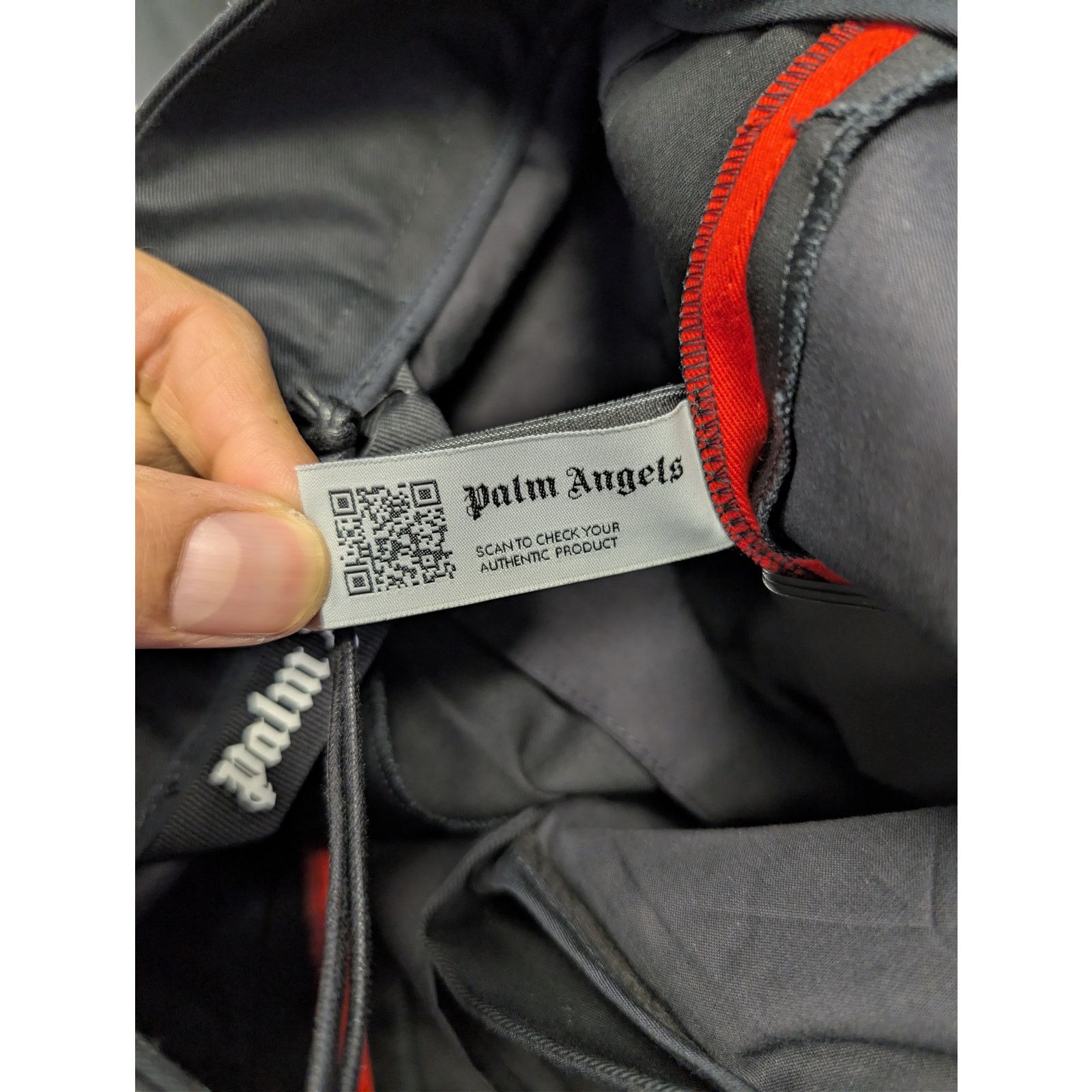 Palm Angels o1rshd1 Racing Chino Pants in Black / Red Size US 36 / EU 52 - 17 Thumbnail