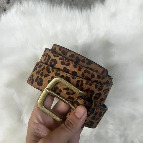 VIBE 2000s leopard cheetah print belt Size 32 - 2 Thumbnail