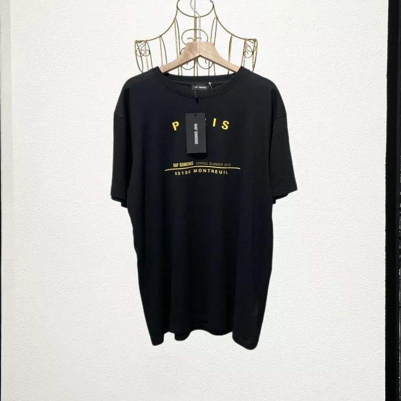 Raf Simons Raf Simons Black Printed Short Sleeve T-Shirt Size US XS / EU 42 / 0 - 1 Thumbnail
