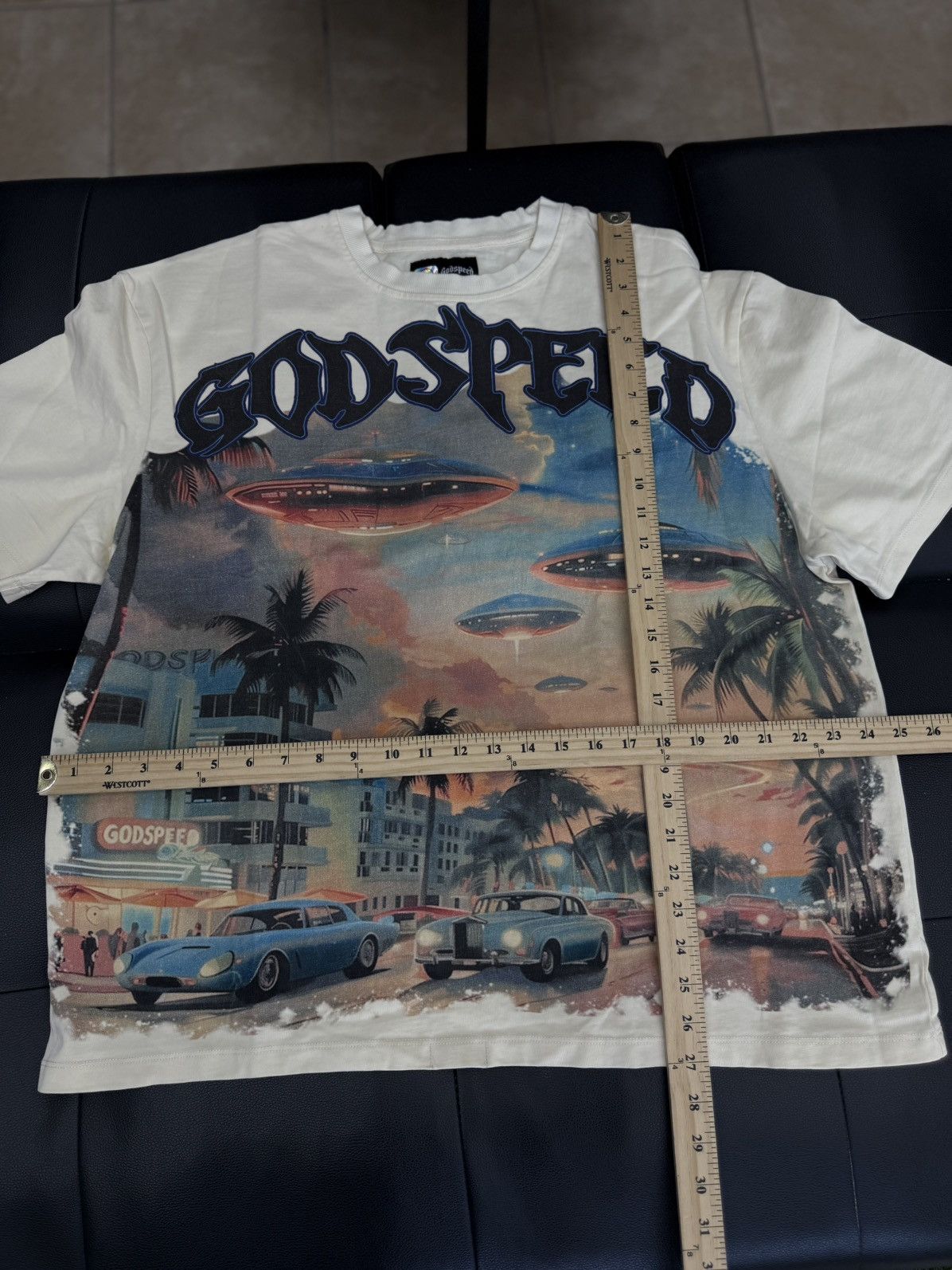 Godspeed Godspeed UFO Miami Tee Shirt Size XXL (NEW) Size US XXL / EU 58 / 5 - 9 Thumbnail
