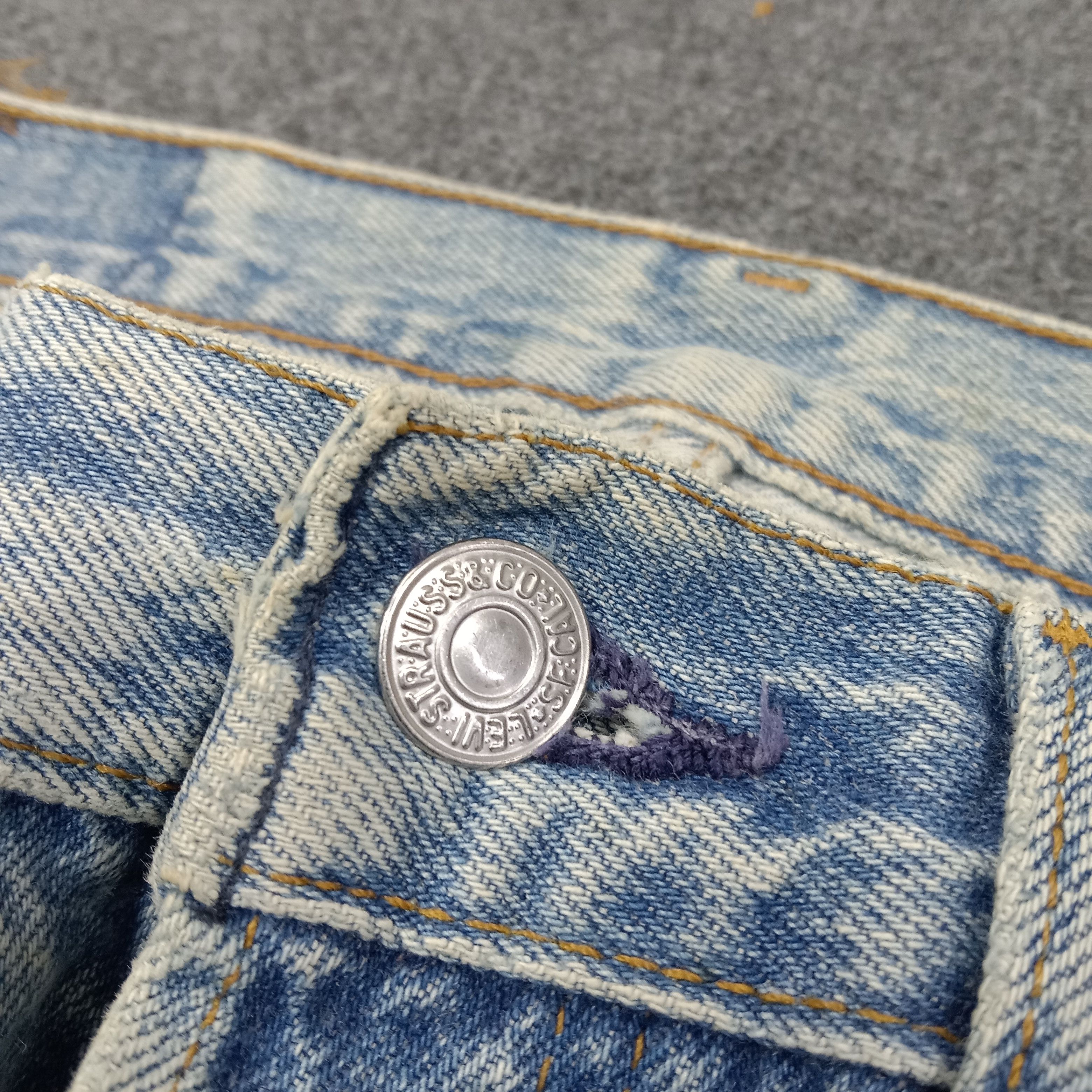 Levi's Levi's 501 Distressed Style Denim Jeans C228N23 Size US 30 / EU 46 - 4 Thumbnail