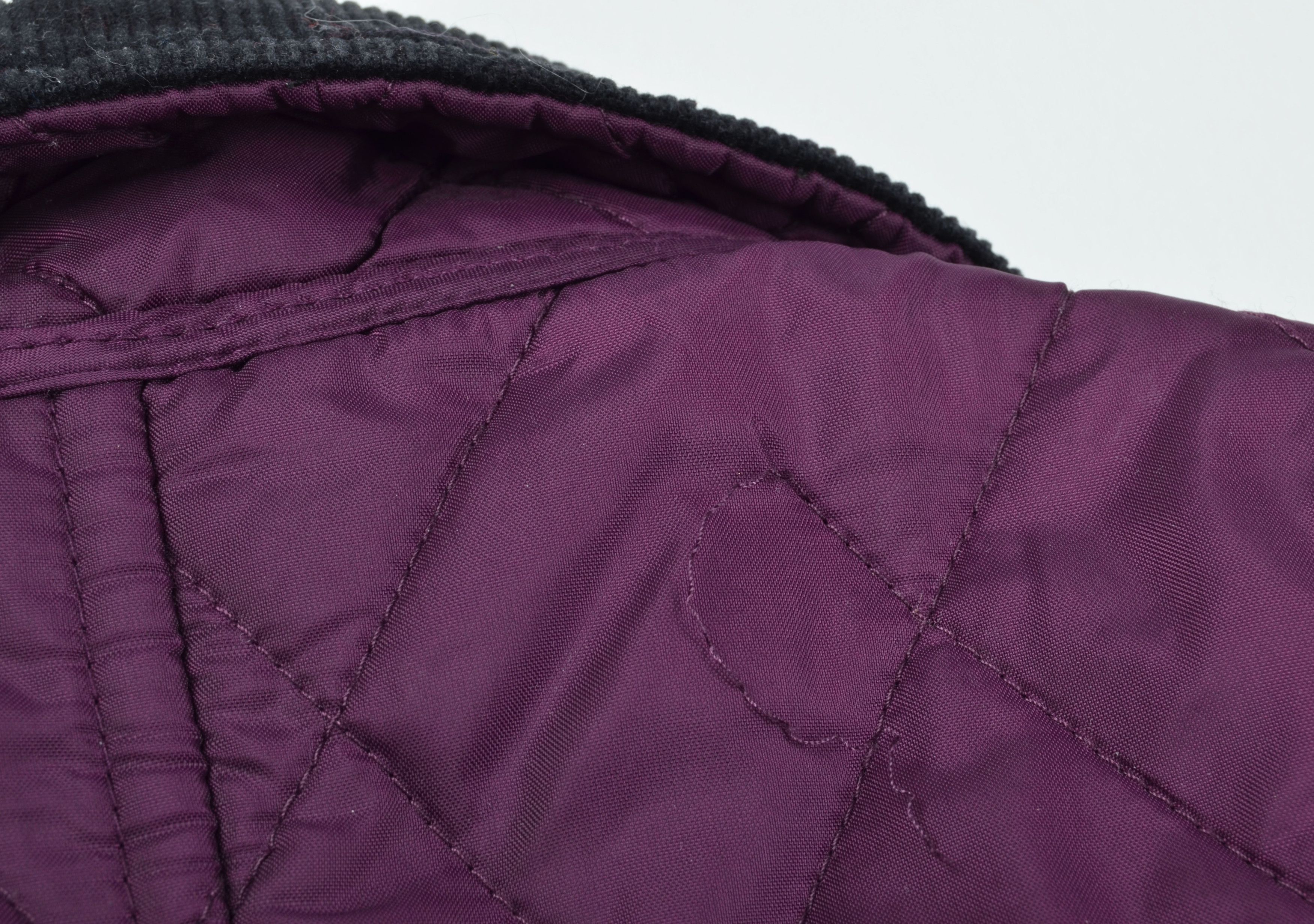 Barbour Barbour Shaped Liddesdale Youth Quilted Purple Jacket Size S / US 4 / IT 40 - 12 Thumbnail
