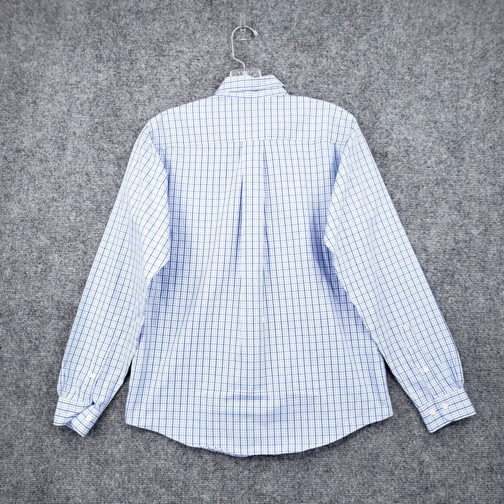 Brooks Brothers Brooks Brothers 346 Button Down Shirt Men Large Blue Fleece Non Iron Long Sleeve Plaid Size US L / EU 52-54 / 3 - 2 Thumbnail