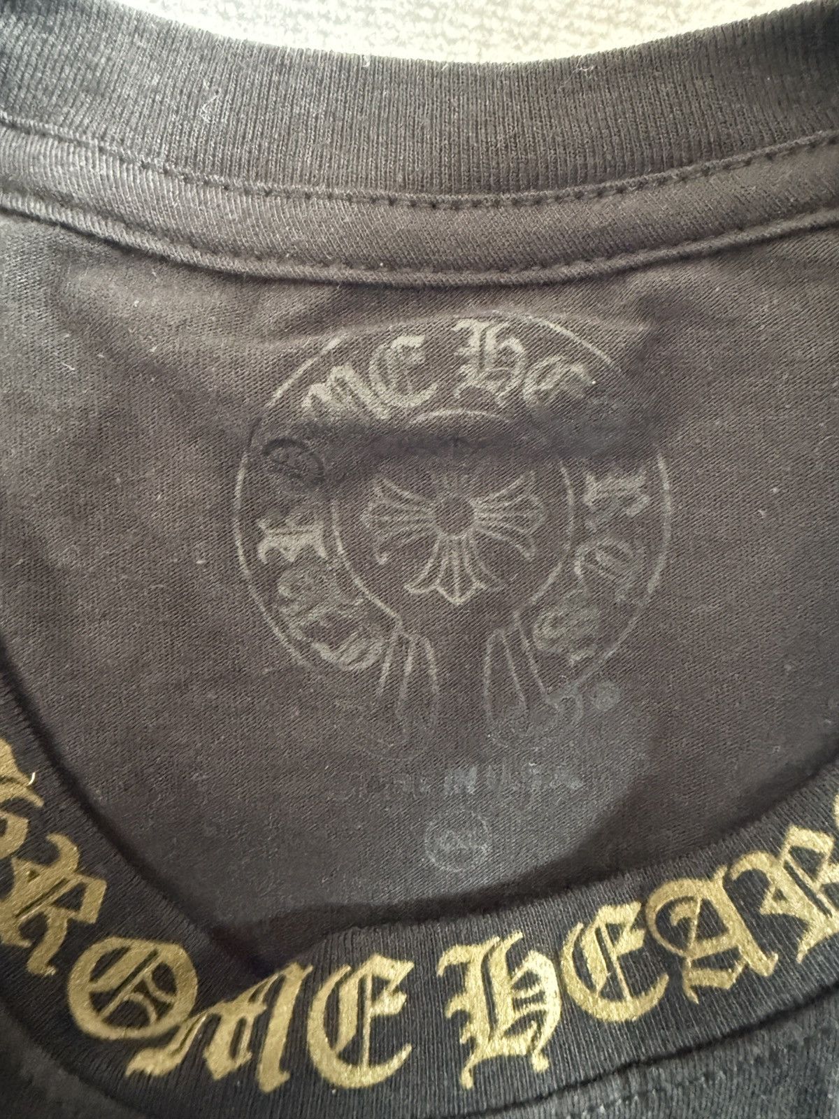 Chrome Hearts Chrome Hearts Gold Script T shirt XXL Size US XXL / EU 58 / 5 - 4 Thumbnail