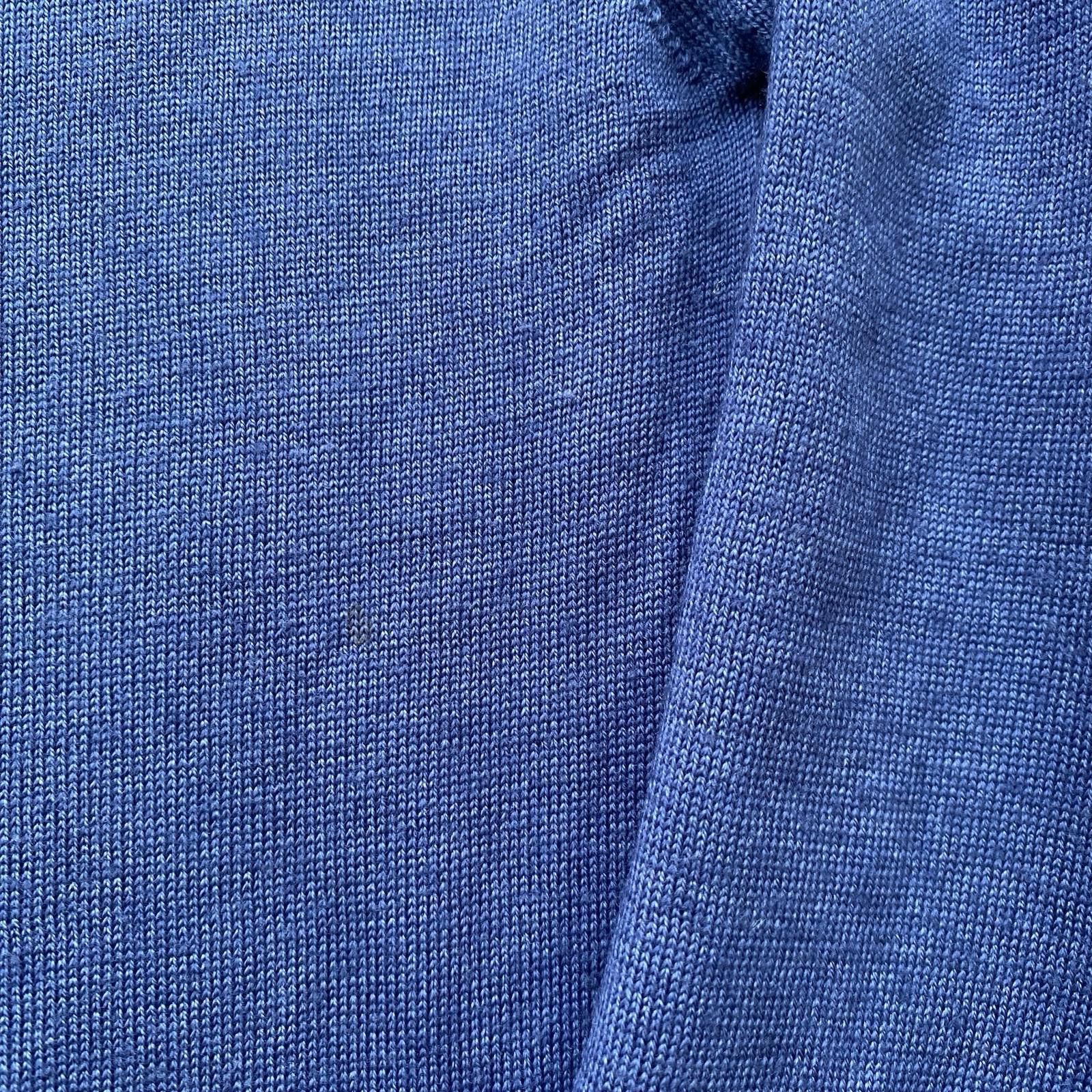 Prada Prada Men’s V Neck Sweater Wool Silk Blend Blue Size 46 Size US S / EU 44-46 / 1 - 4 Thumbnail