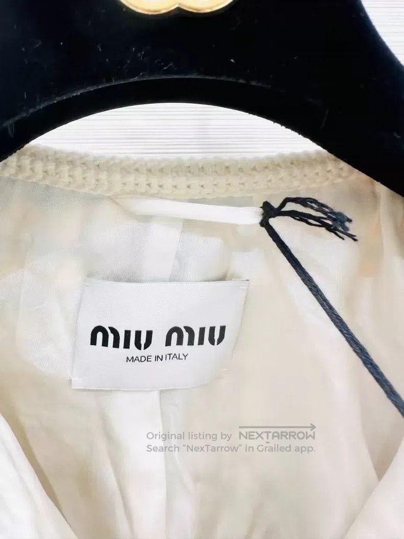 Miu Miu Miu Miu 38 Wool plaid coat Size M / US 6-8 / IT 42-44 - 2 Thumbnail