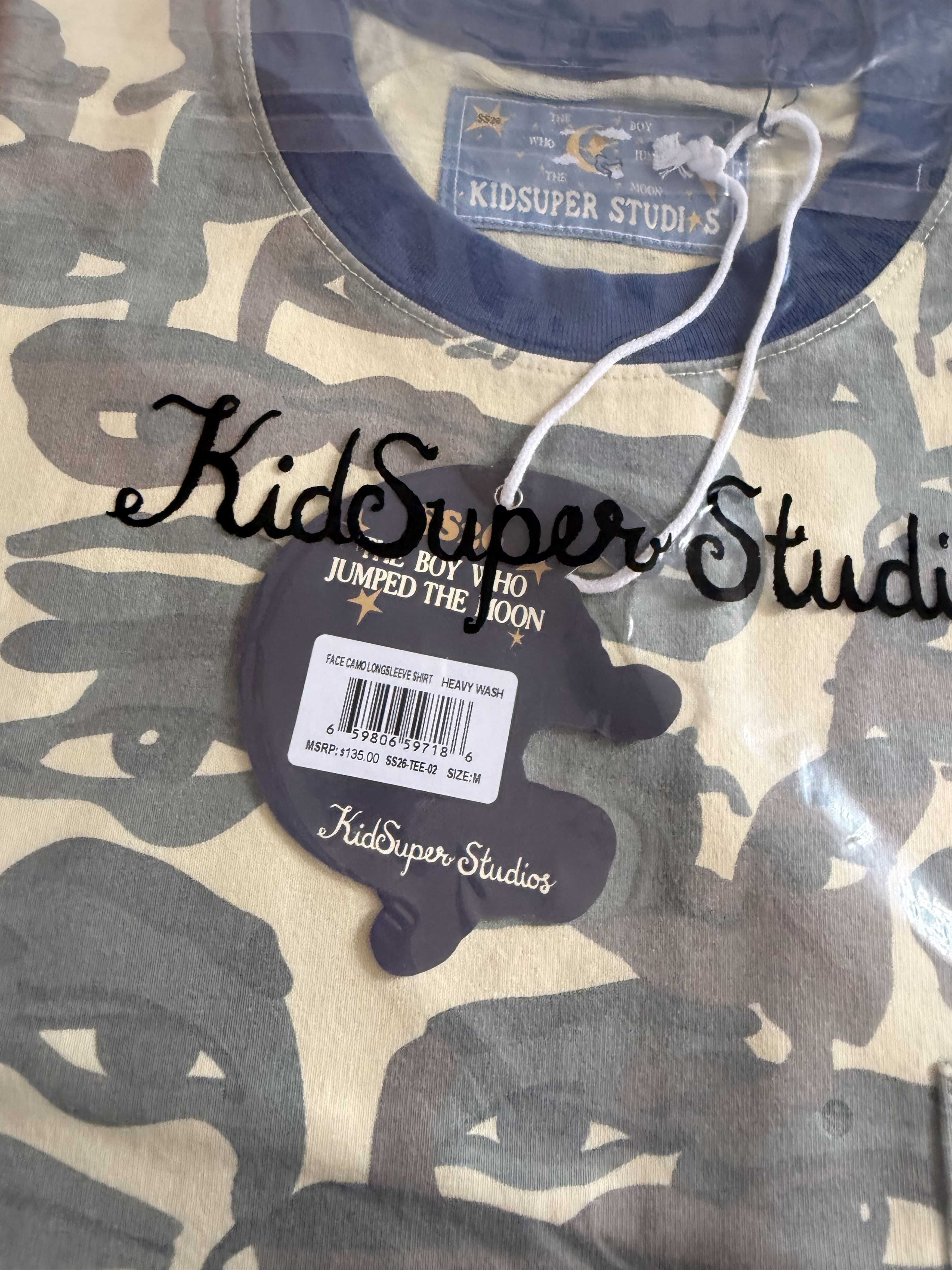 KidSuper KidSuper Studios Face Camo Longsleeve Shirt Size US M / EU 48-50 / 2 - 4 Thumbnail