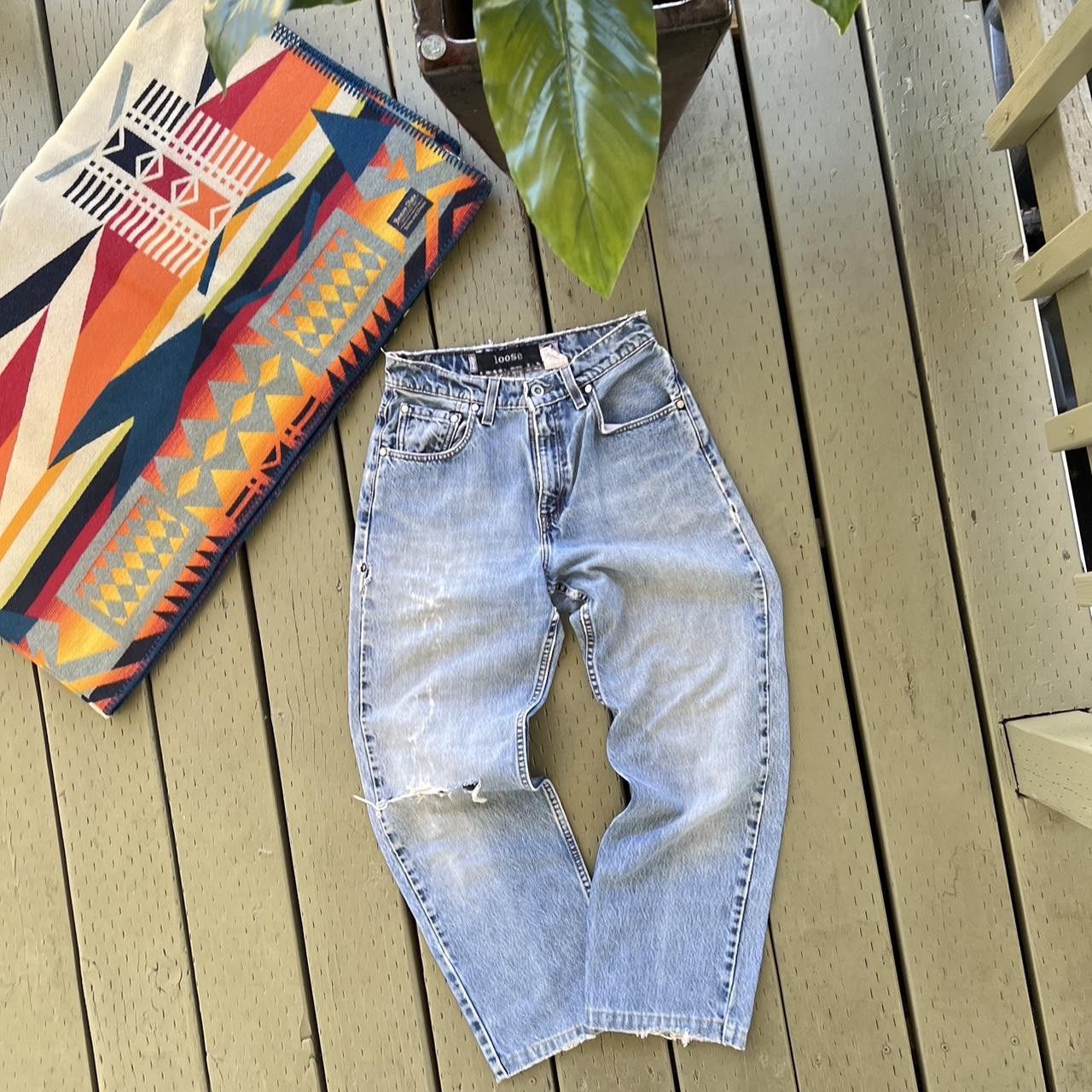 Levi's Vintage 90s Levis Silvertab Loose Fit Baggy Skater jeans Size US 26 / EU 42 - 3 Thumbnail