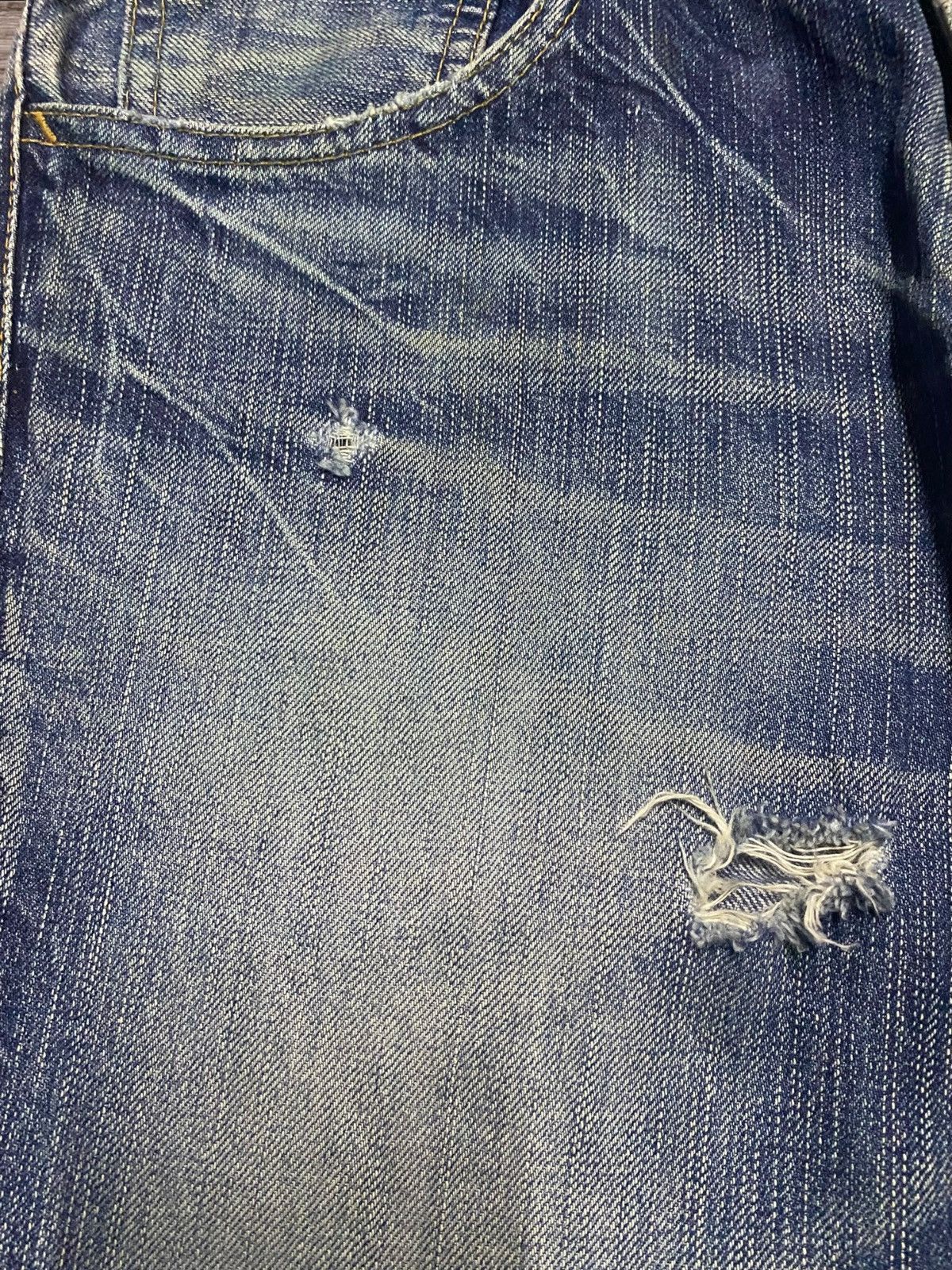 If Six Was Nine Vintage Japan Brand Made in Nippon Thunder Distressed Slim Size US 30 / EU 46 - 11 Thumbnail