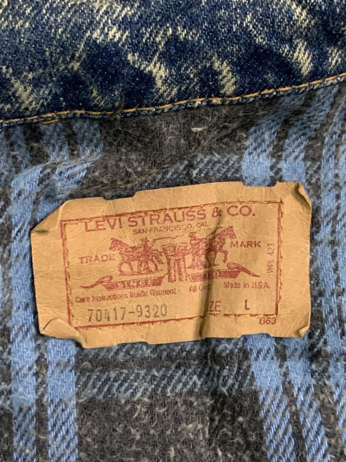 Levi's Vintage Clothing Rare Design Vintage Levi’s Trucker Jackets Size US L / EU 52-54 / 3 - 4 Thumbnail