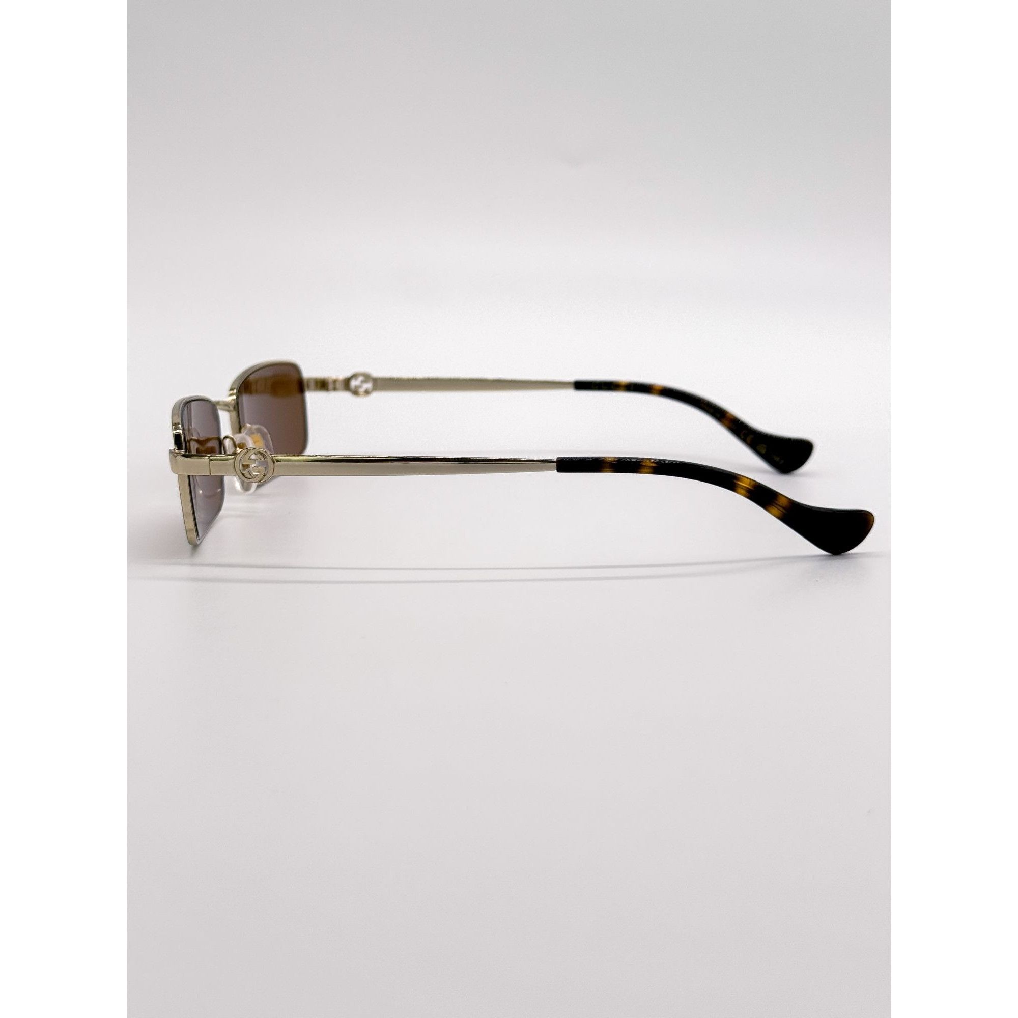 Gucci NEW GUCCI SUNGLASSES GG1600S 002 GOLD WOMEN WITH CHAIN Size ONE SIZE - 7 Thumbnail