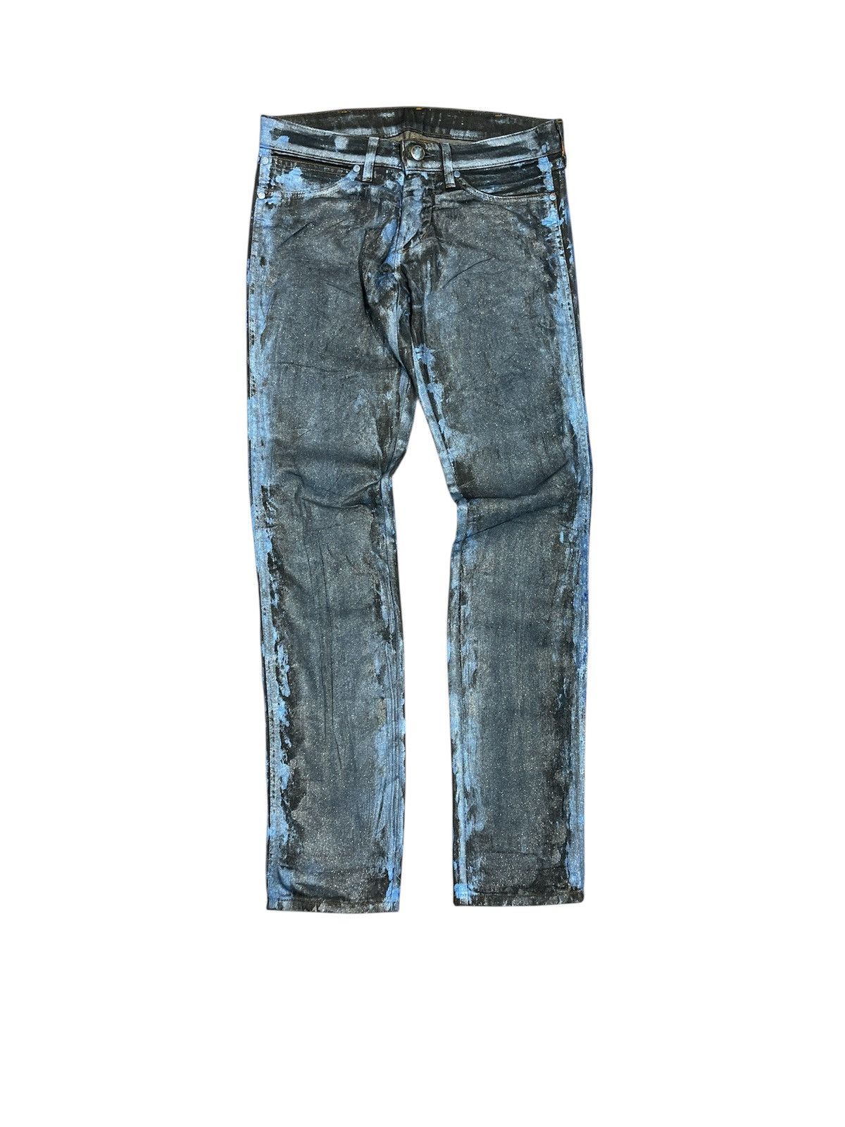 Wax Hedi slimane type luster denim blue wrangler