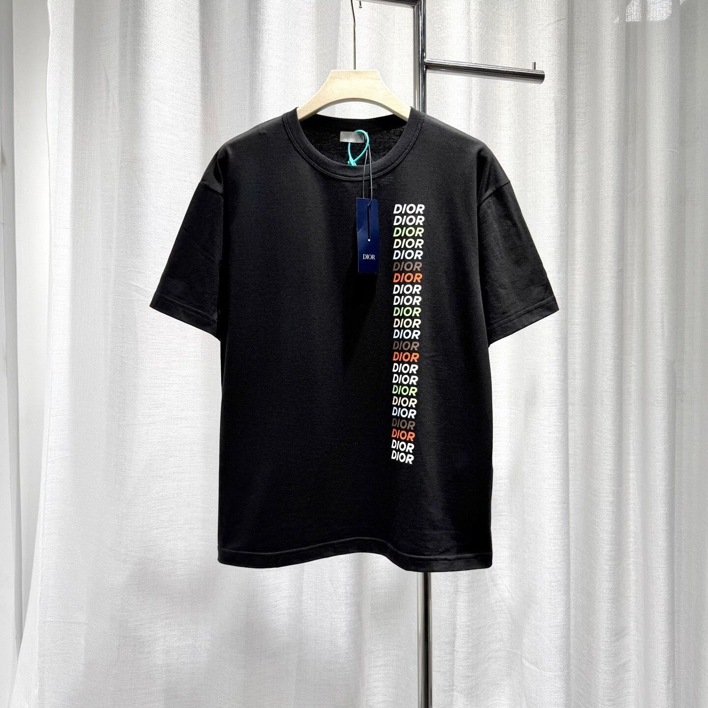 Dior Dior Rainbow Logo Print T-Shirt S Size US S / EU 44-46 / 1 - 1 Thumbnail