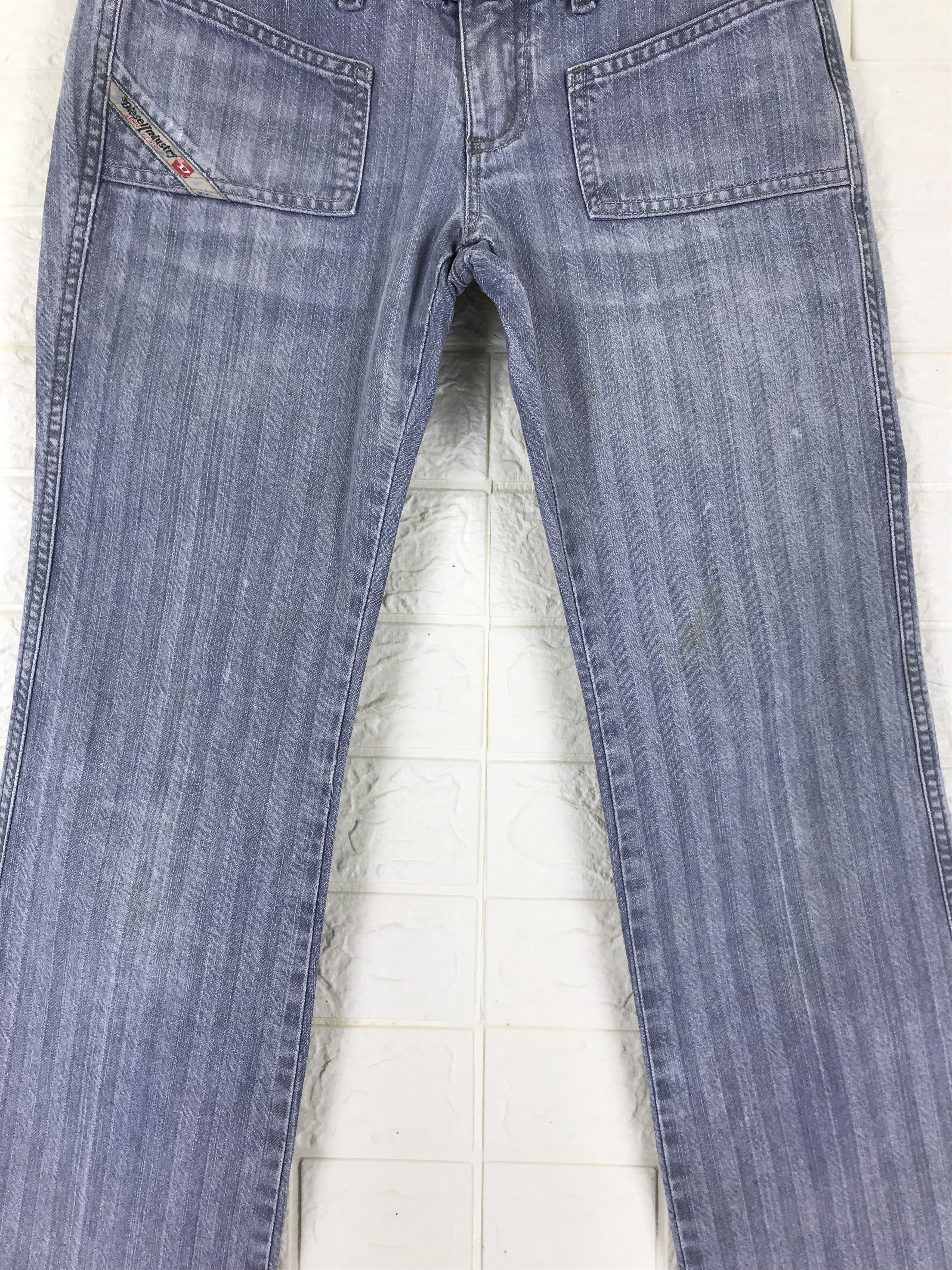 Diesel Vintage Diesel Striped Design Flare Jeans Size 26" / US 2 / IT 38 - 3 Thumbnail
