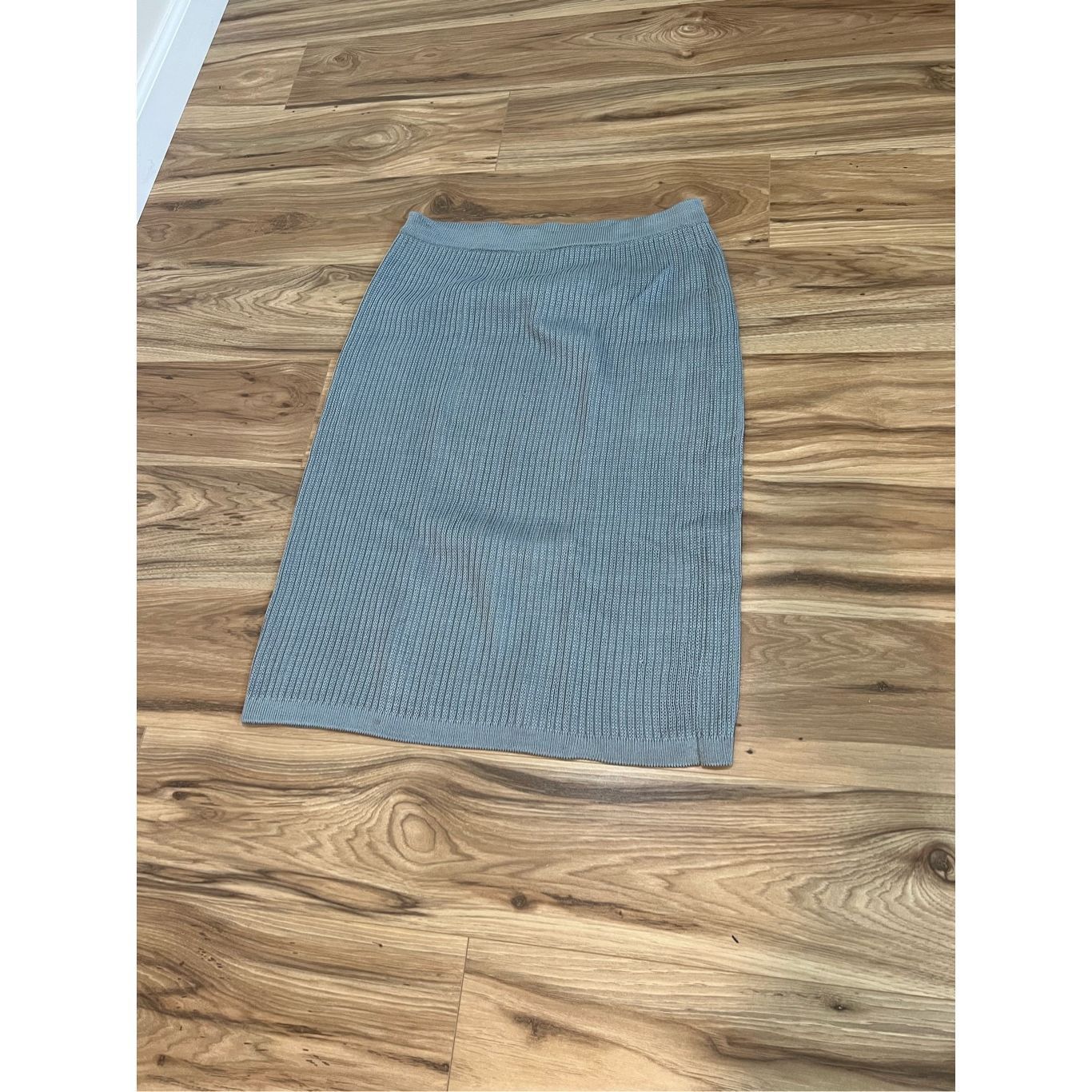 Other Peruvian Connection Knit Skirt Bodycon Stretch 100% Pima Cot Size 34" / US 12 / IT 48 - 1 Thumbnail
