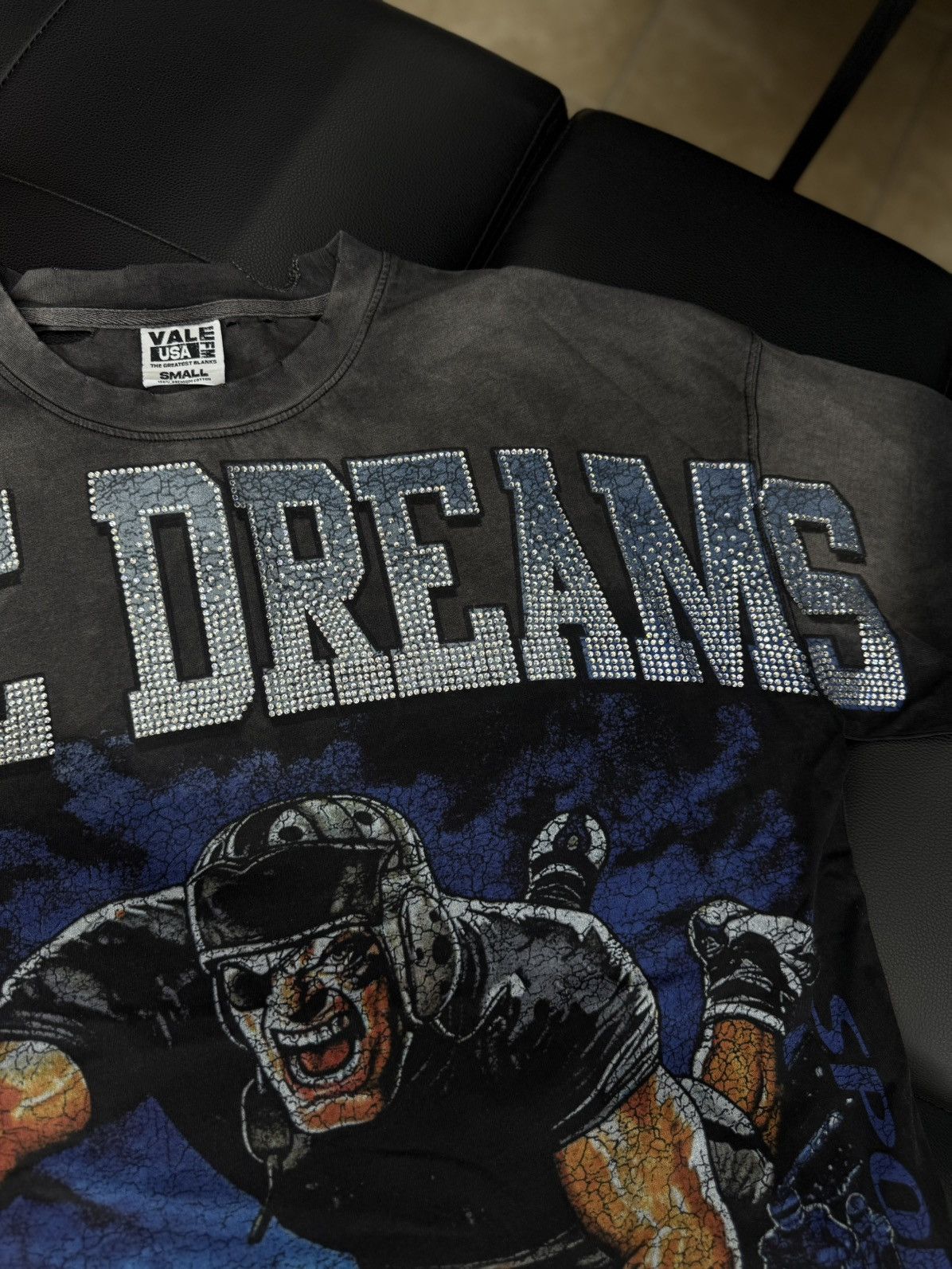 Vale Valley Stone Football Tee Shirt Shiny Size S (NEW) Size US S / EU 44-46 / 1 - 5 Thumbnail