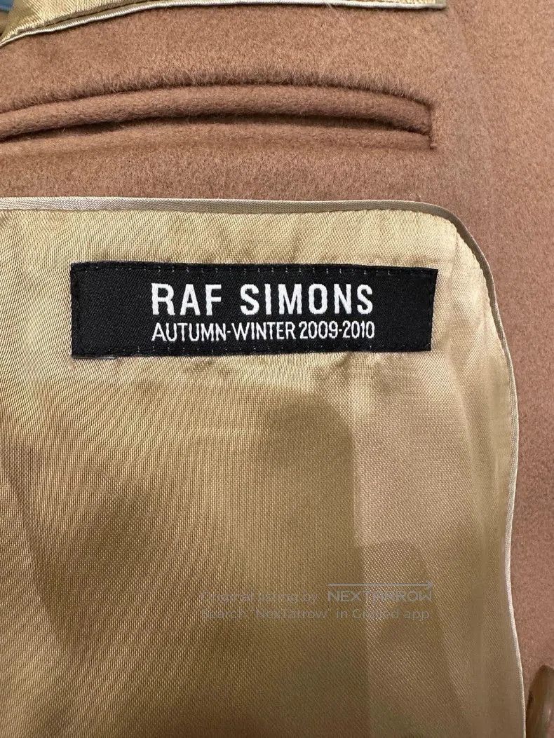 Raf Simons RAF SIMONS Oversized Wool Coat with Mirror Detail. Size US L / EU 52-54 / 3 - 7 Thumbnail