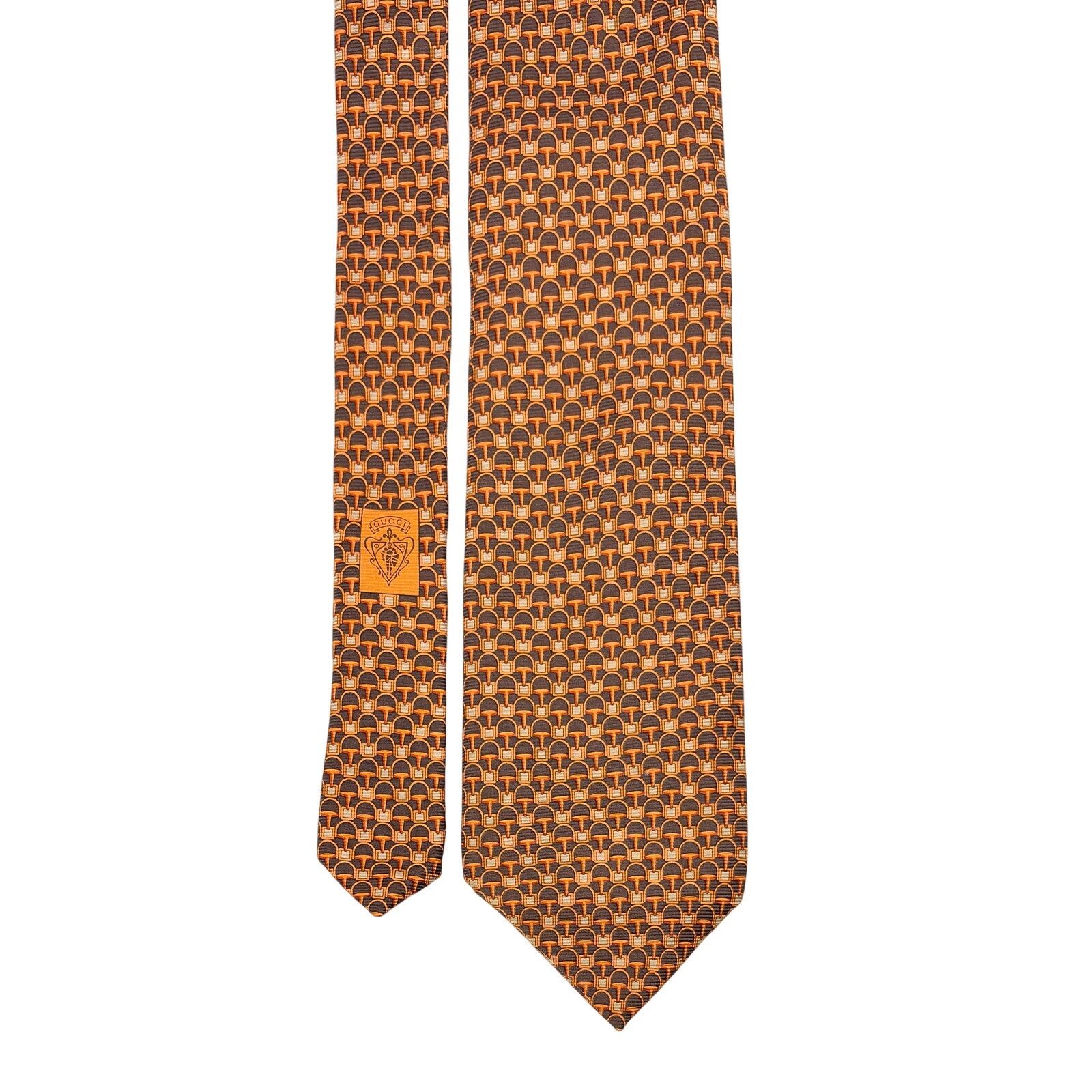 Gucci Gucci Vintage Abstract Pattern Tie Size ONE SIZE - 1 Thumbnail