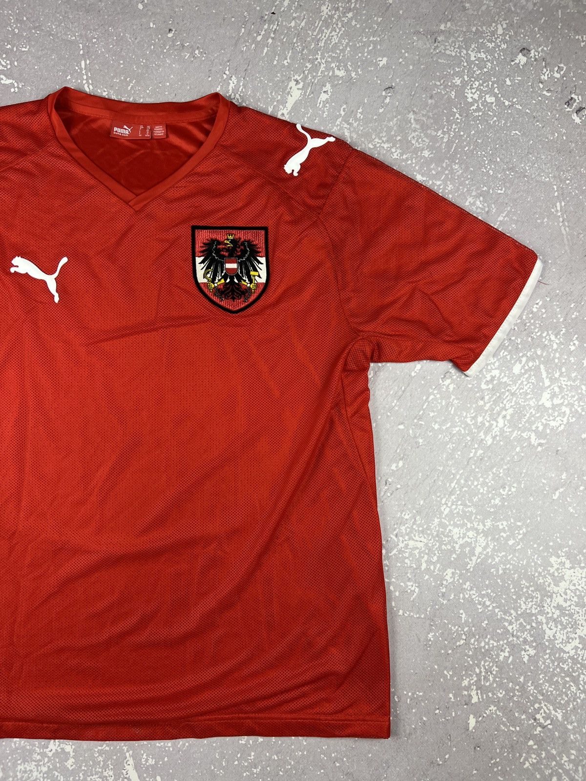 Puma 2008/2009 Puma Austria Home Football Soccer Jersey Shirt Size US S / EU 44-46 / 1 - 2 Thumbnail