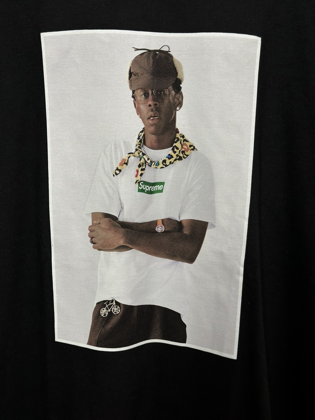 Supreme Tyler The Creator Supreme BLACK Size US M / EU 48-50 / 2 - 3 Thumbnail