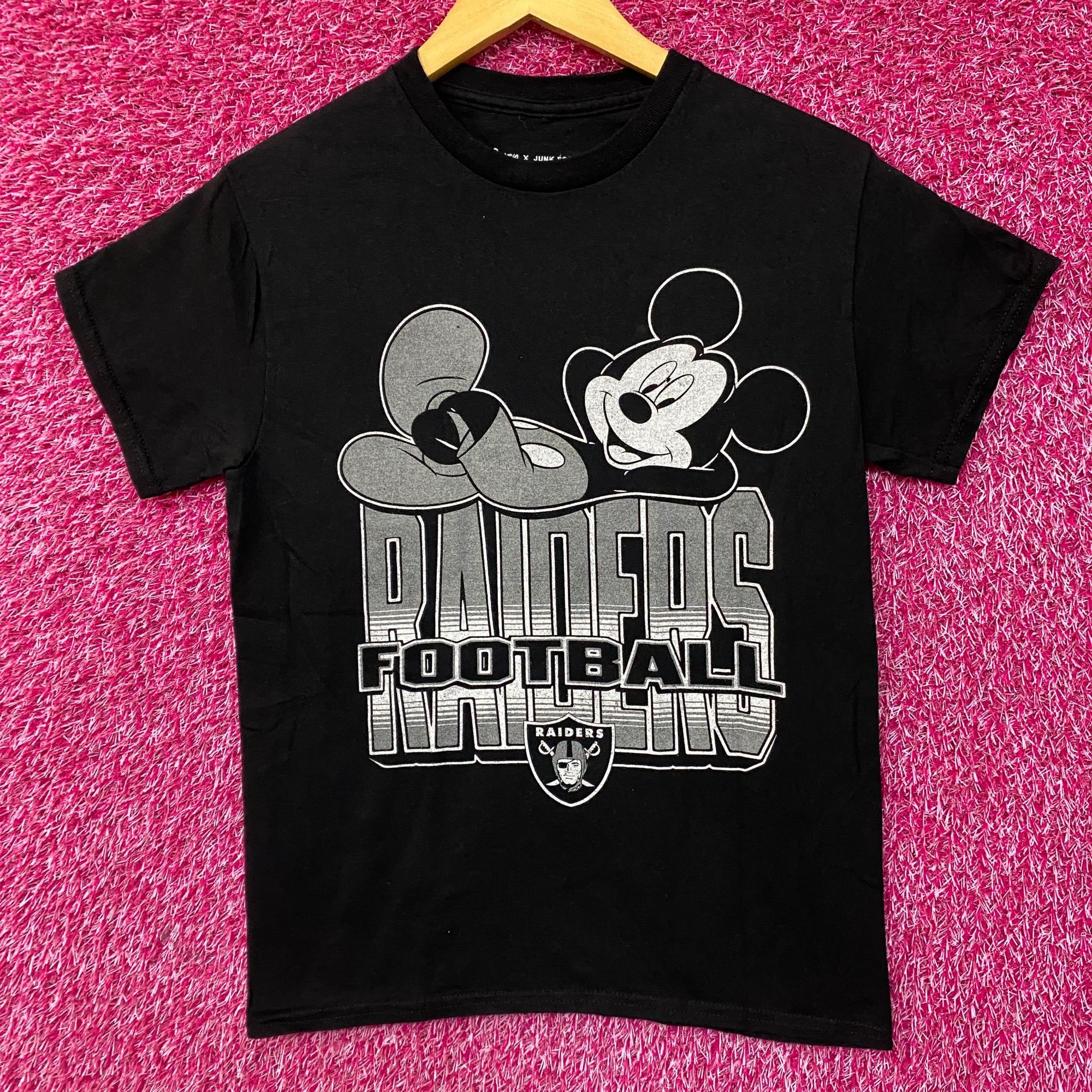 Disney Disney x Junk Food NFL Football Raiders Mickey Mouse T-Shirt Size US XS / EU 42 / 0 - 1 Thumbnail