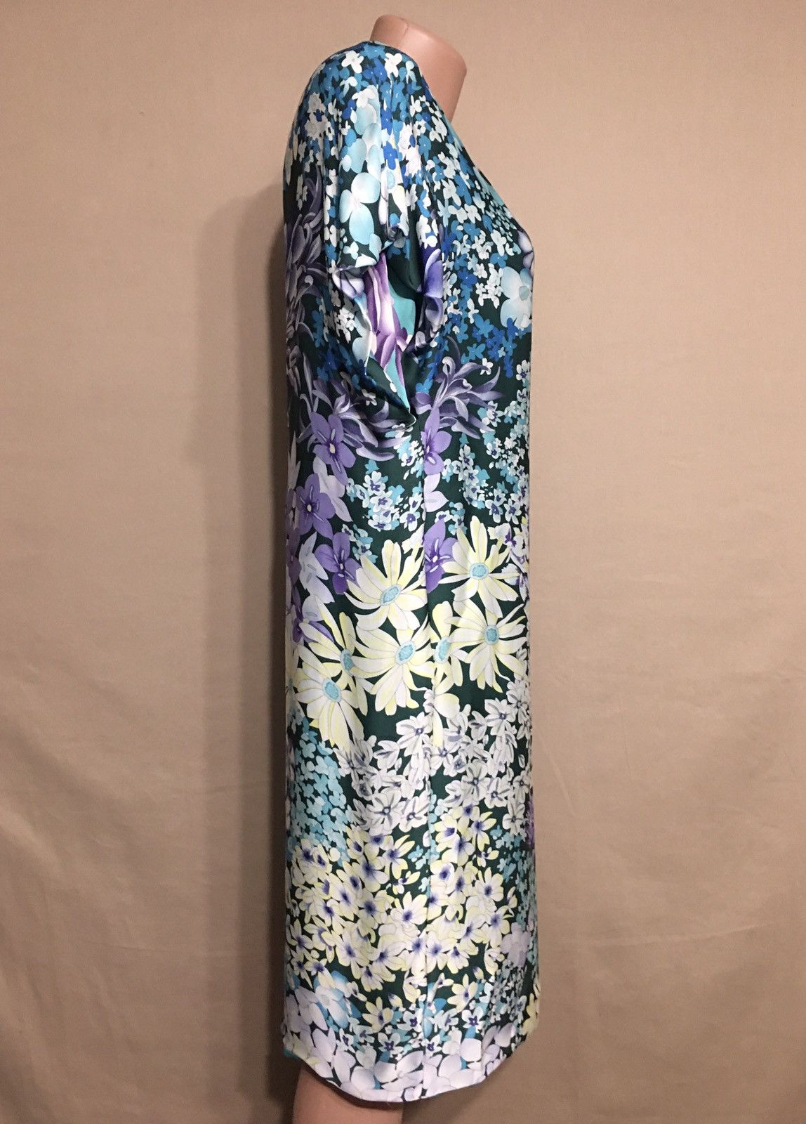 Missoni MISSONI Silk Floral Purple Italy Dress Size EU 42 Size M / US 6-8 / IT 42-44 - 5 Thumbnail