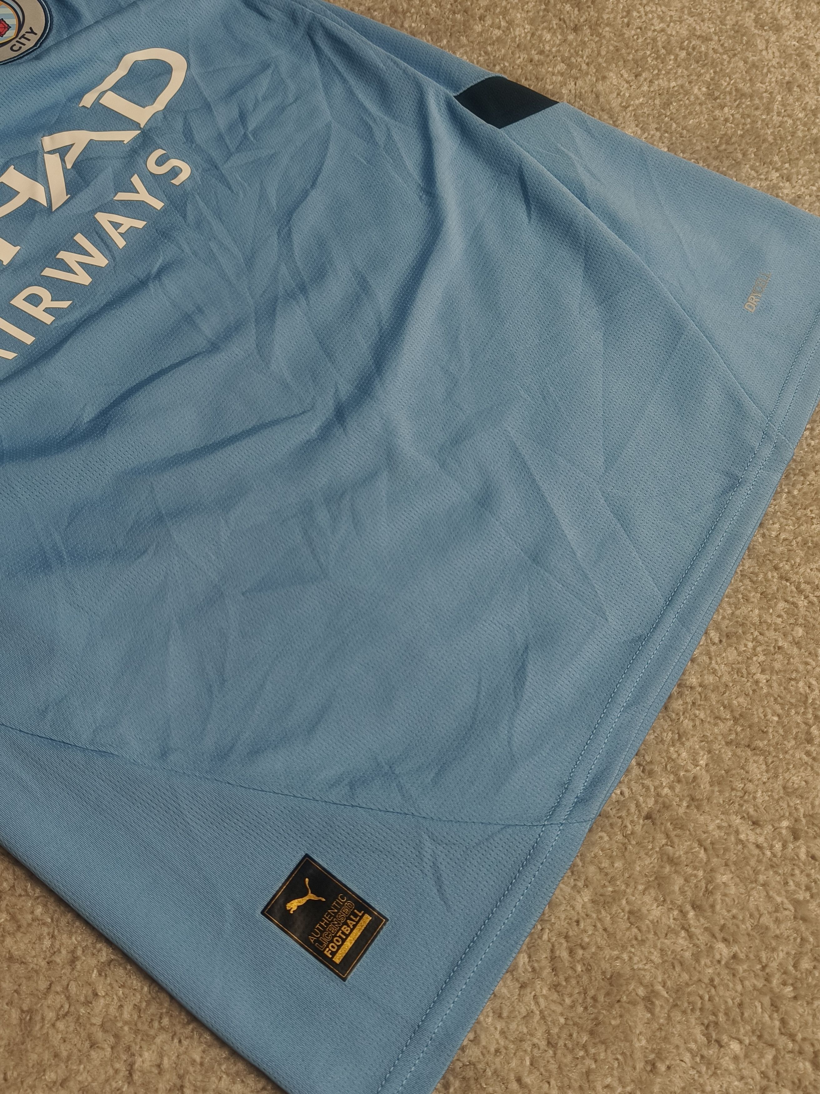 Puma Manchester City 2024/25 Home Player's Edition Jersey Shirt Size US S / EU 44-46 / 1 - 4 Thumbnail