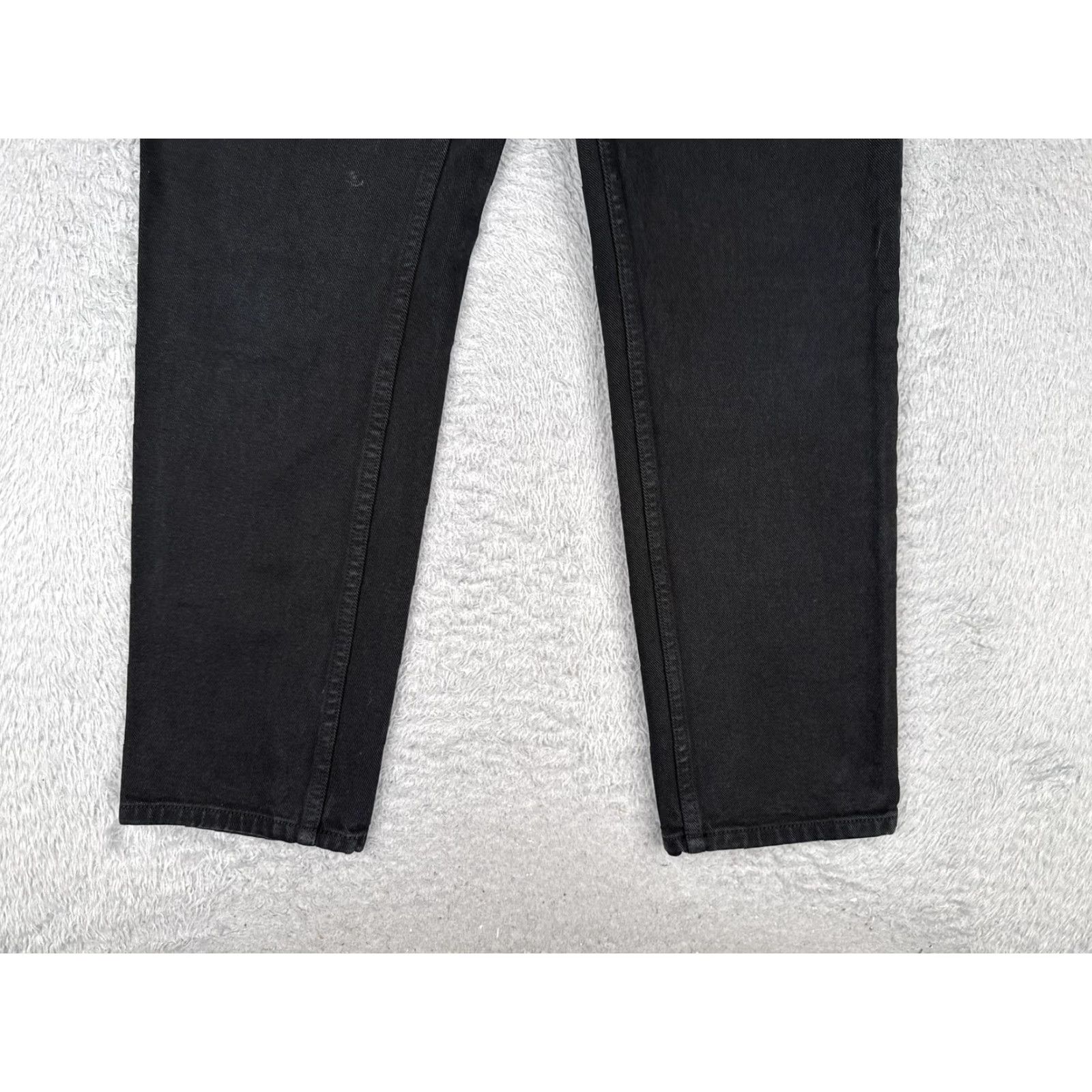 Vintage VINTAGE The Original Arizona Jean Co. Jeans Women 5-Pocket Den­im Black 100% Cotton Relaxed Straight 25x30 Adult Junior Size 9A Womens Size 30" / US 8 / IT 44 - 2 Thumbnail