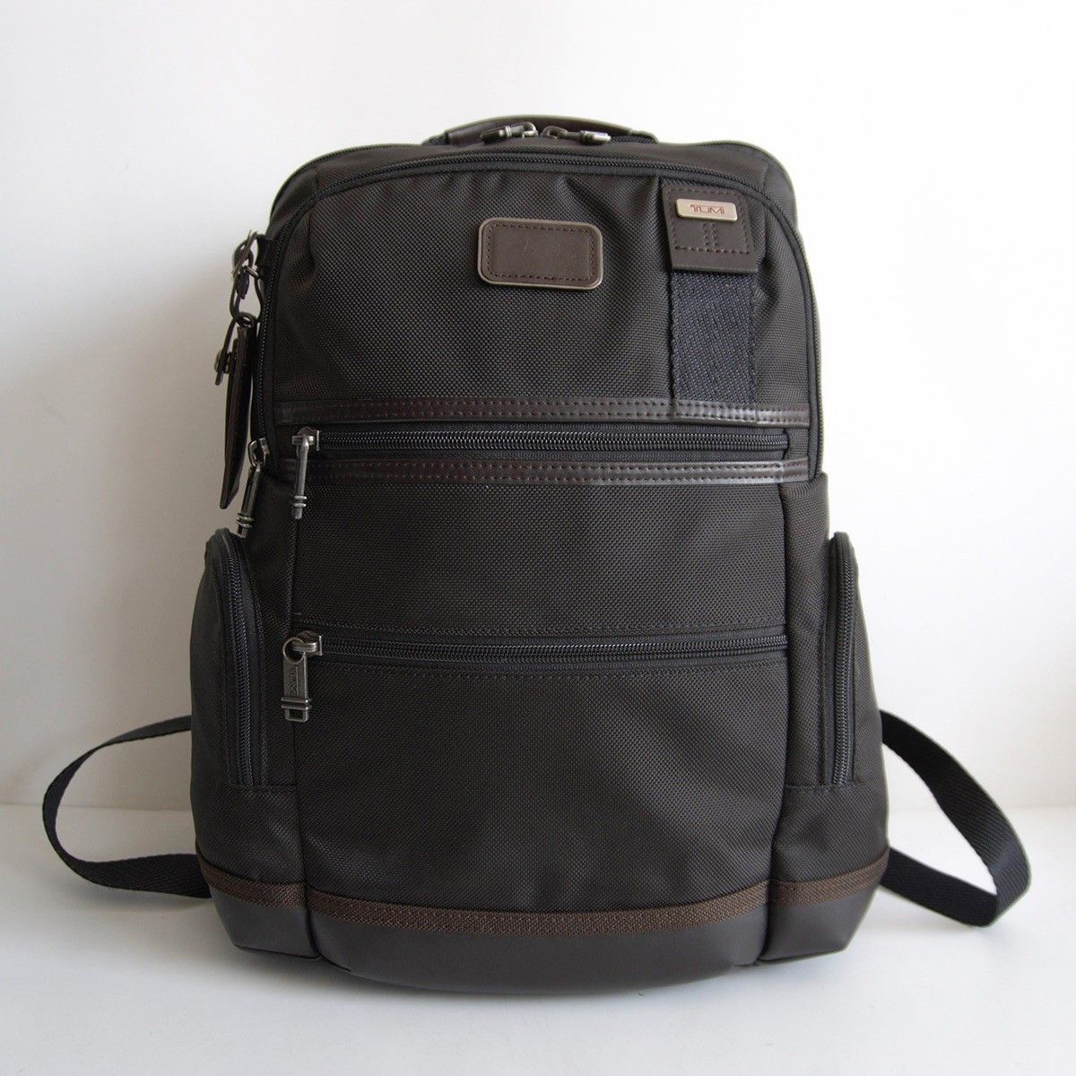 Tumi TUMI Alpha Bravo Parrish Backpack Black Brown Size ONE SIZE Size ONE SIZE - 1 Thumbnail