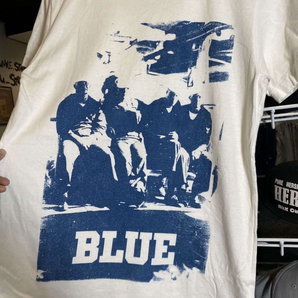 Blue Blue Japan 1990s VIntage BLUE BLUE JAPAN T-Shirt Tee RARE DESIGN Size US S / EU 44-46 / 1 - 5 Thumbnail