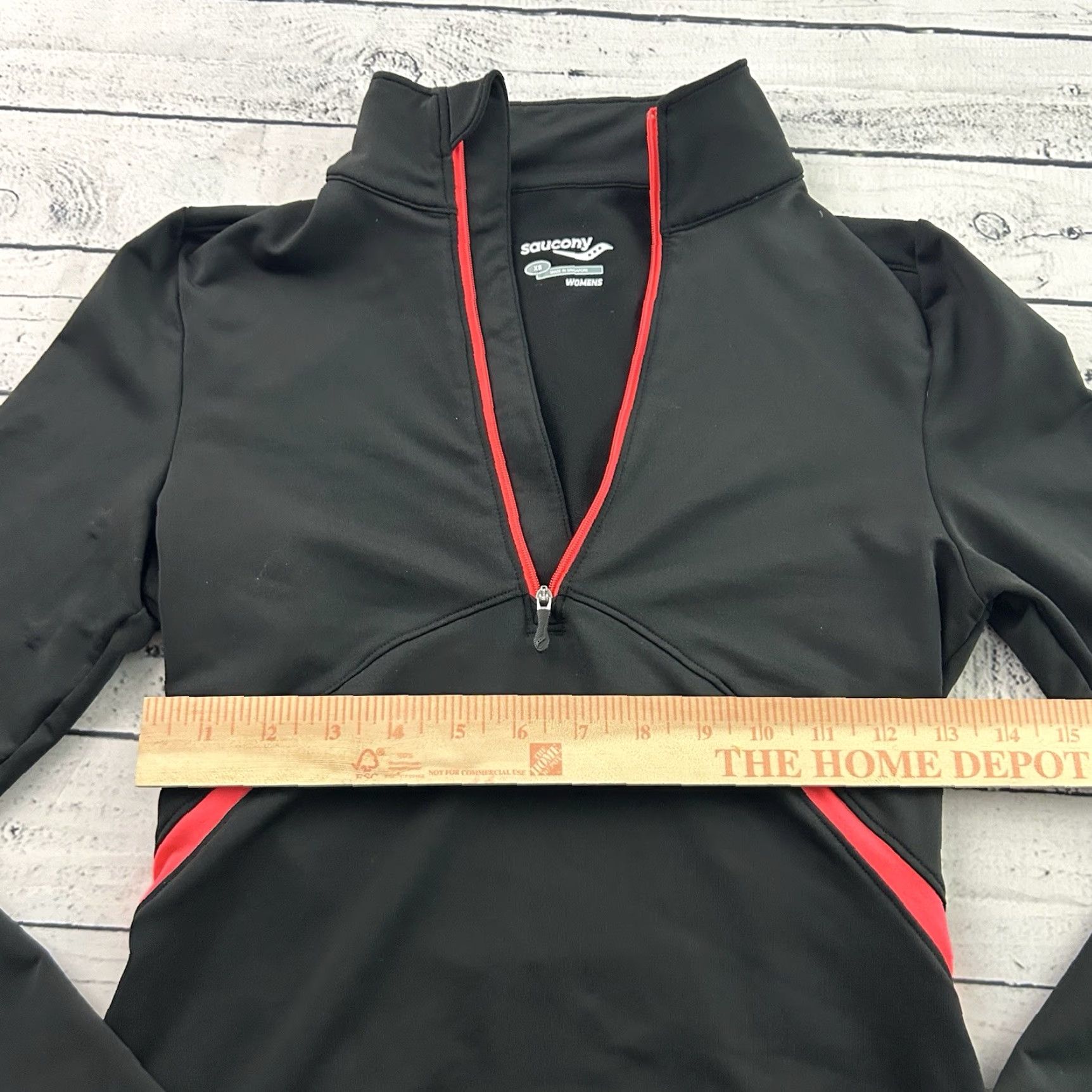 Saucony Saucony VizioPro 1/4 Pullover Lightweight Running Jacket Women's XS Black Pink Shirt Jacket Womens XS Black Pink Size XS / US 0-2 / IT 36-38 - 5 Thumbnail