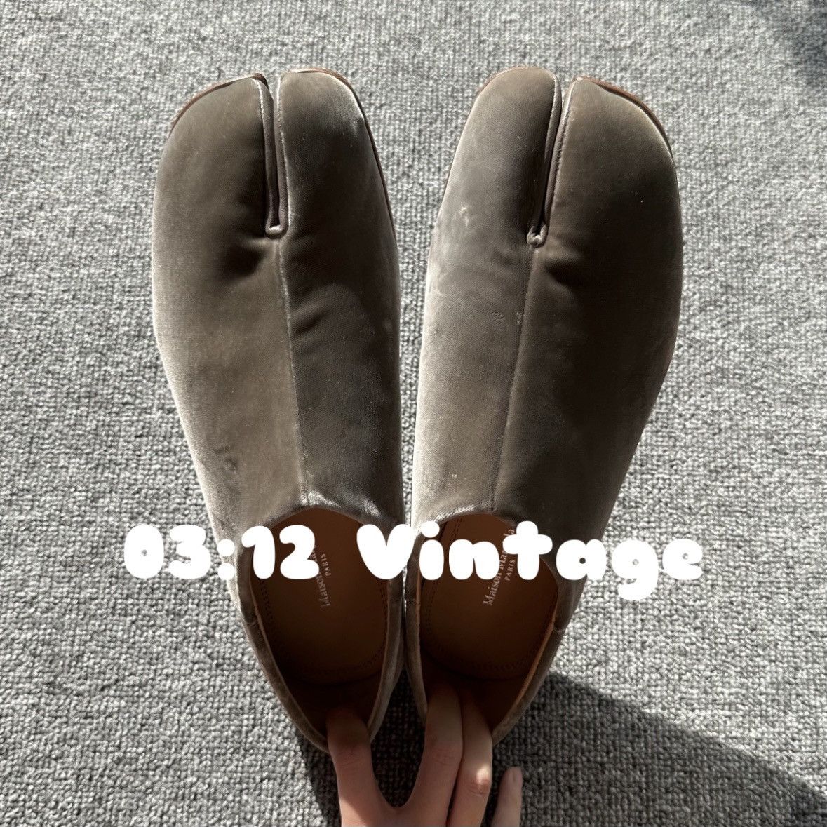 Maison Margiela Margiela Velvet Tabi Size US 7 / EU 40 - 1 Thumbnail
