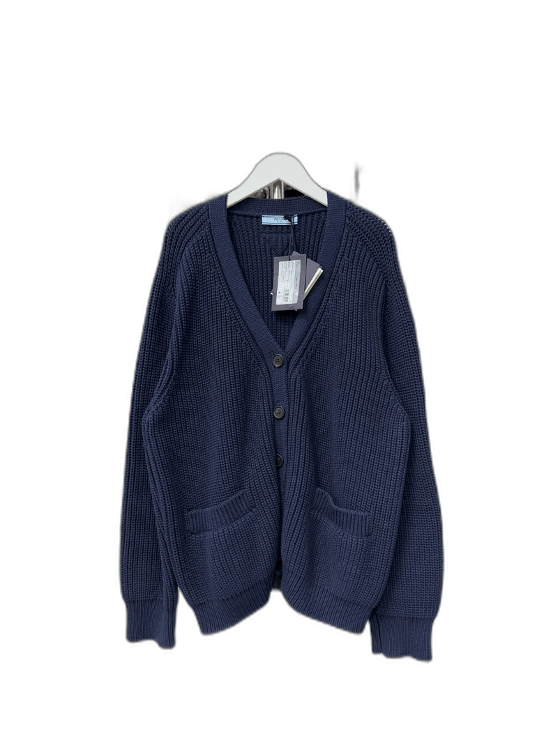 Prada Prada Zipper Wool Cardigan with Original Tags Size US S / EU 44-46 / 1 - 1 Thumbnail
