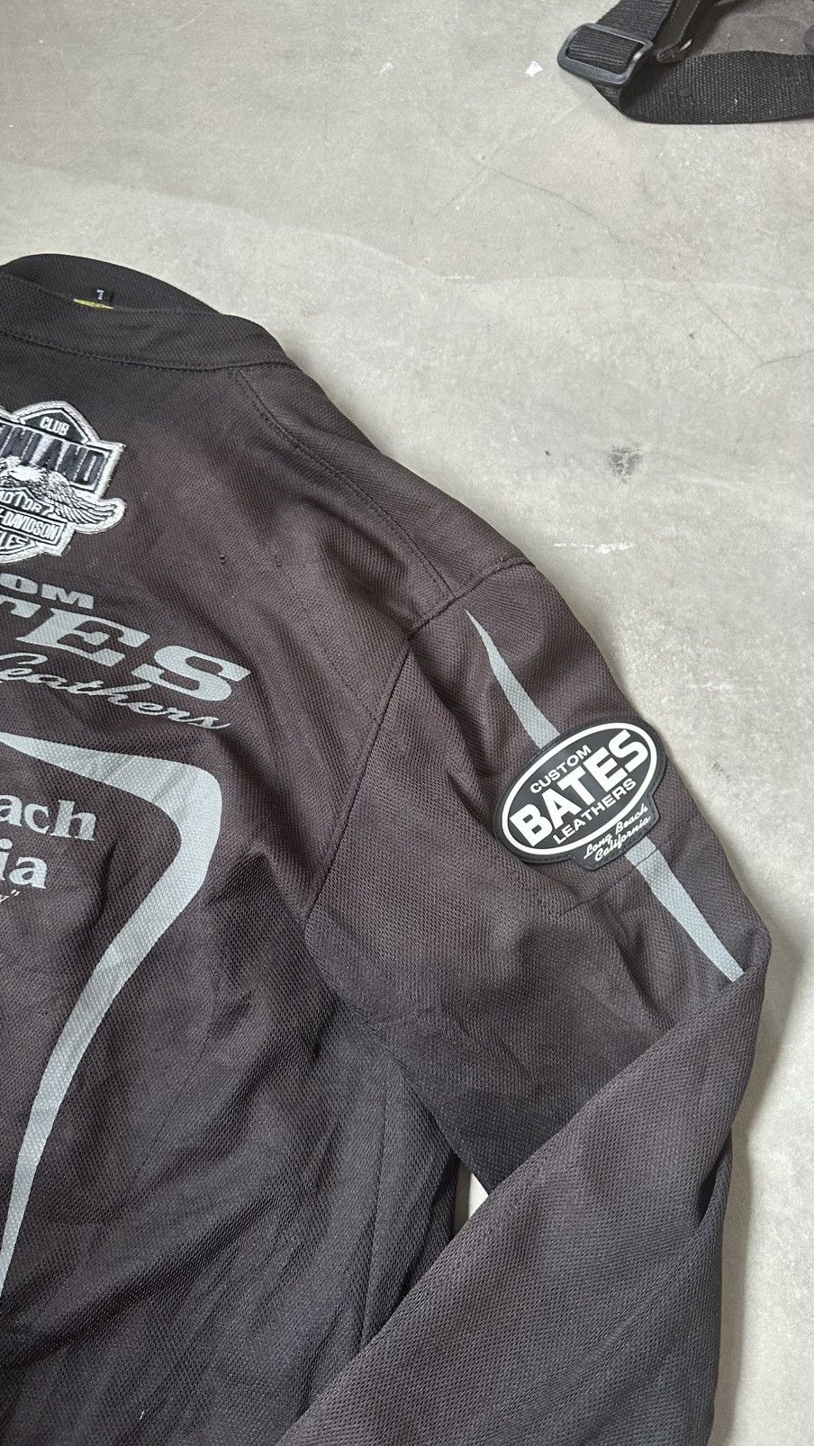 Vintage VINTAGE CUSTOM BATES LEATHER MOTORCYCLE JACKET Size US M / EU 48-50 / 2 - 13 Thumbnail