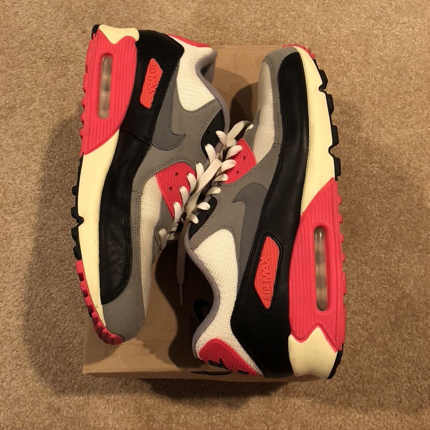 Nike 2013 Infrared Air Max 90 'Vintage' 543361-161 Size US 13 / EU 46 - 6 Thumbnail