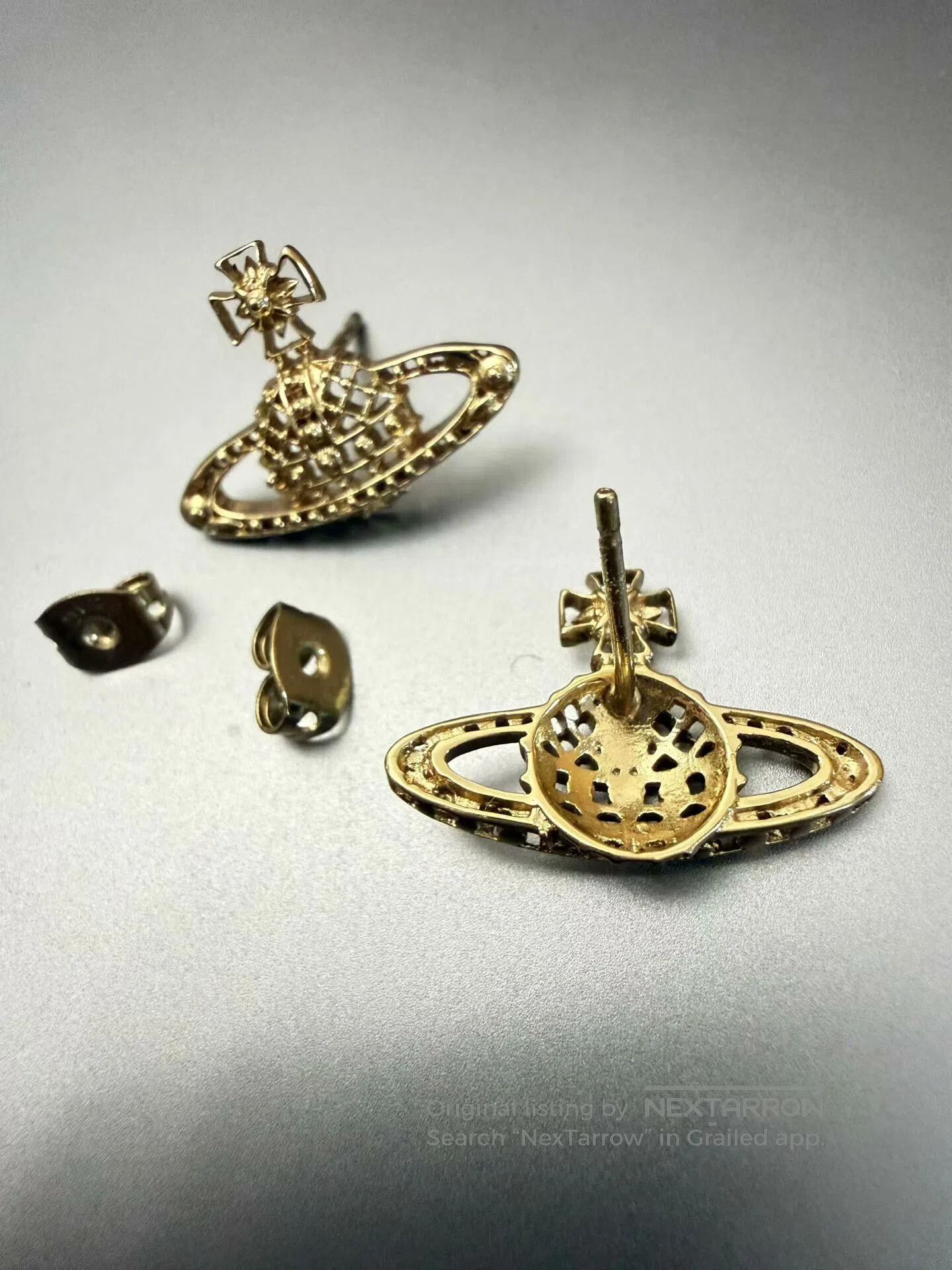 Vivienne Westwood Vivienne Westwood Saturn Earrings. Size ONE SIZE - 2 Thumbnail