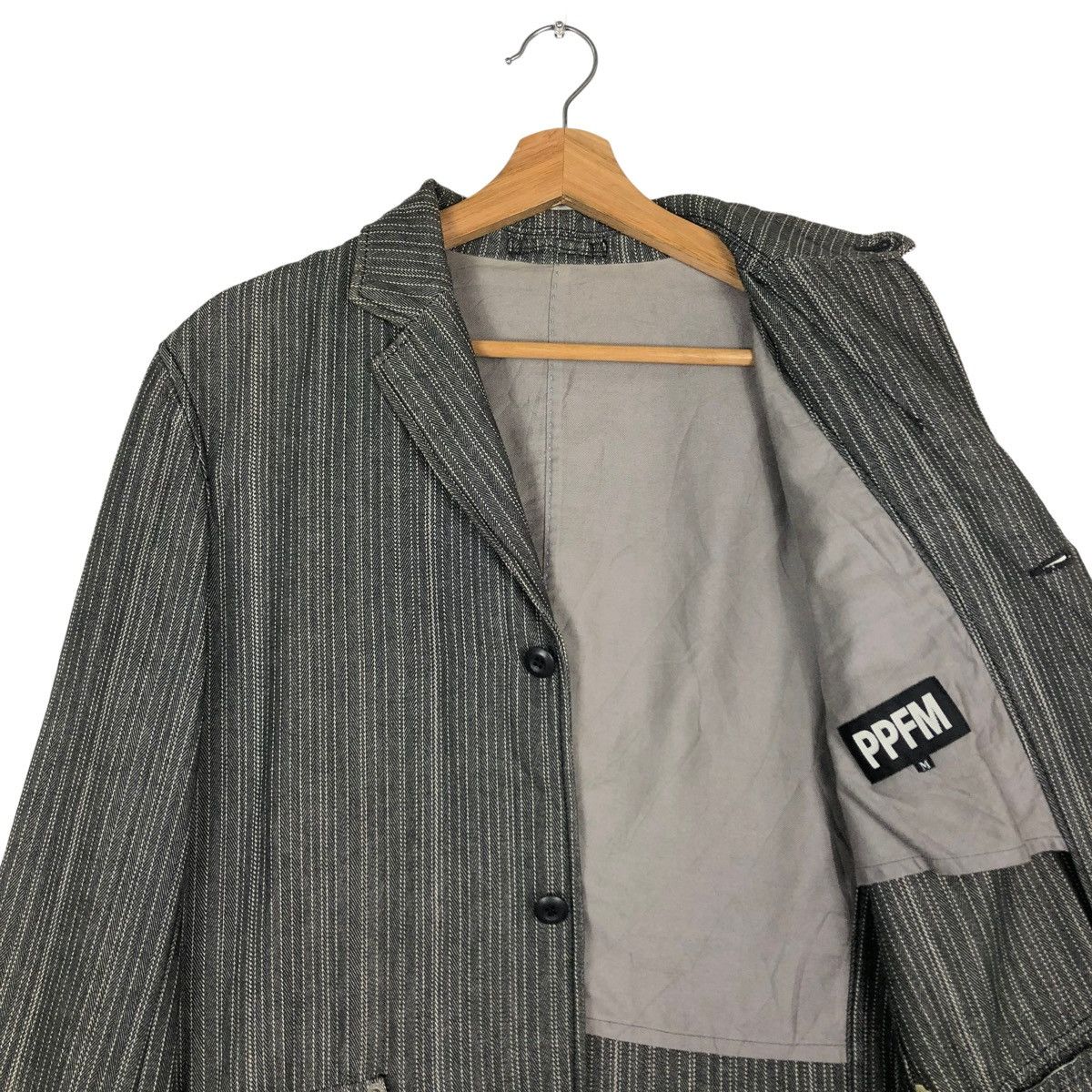 Japanese Brand 🔥VTG HICORY CHORE WORK JACKET PPFM JAPAN MADE Size US M / EU 48-50 / 2 - 12 Thumbnail