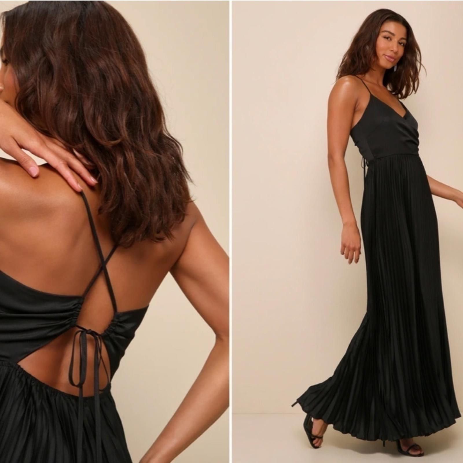 Lulus LULUS Prom Wedding Bridesmaid Sexy Elegant Pleated Maxi Size XL / US 12-14 / IT 48-50 - 3 Thumbnail