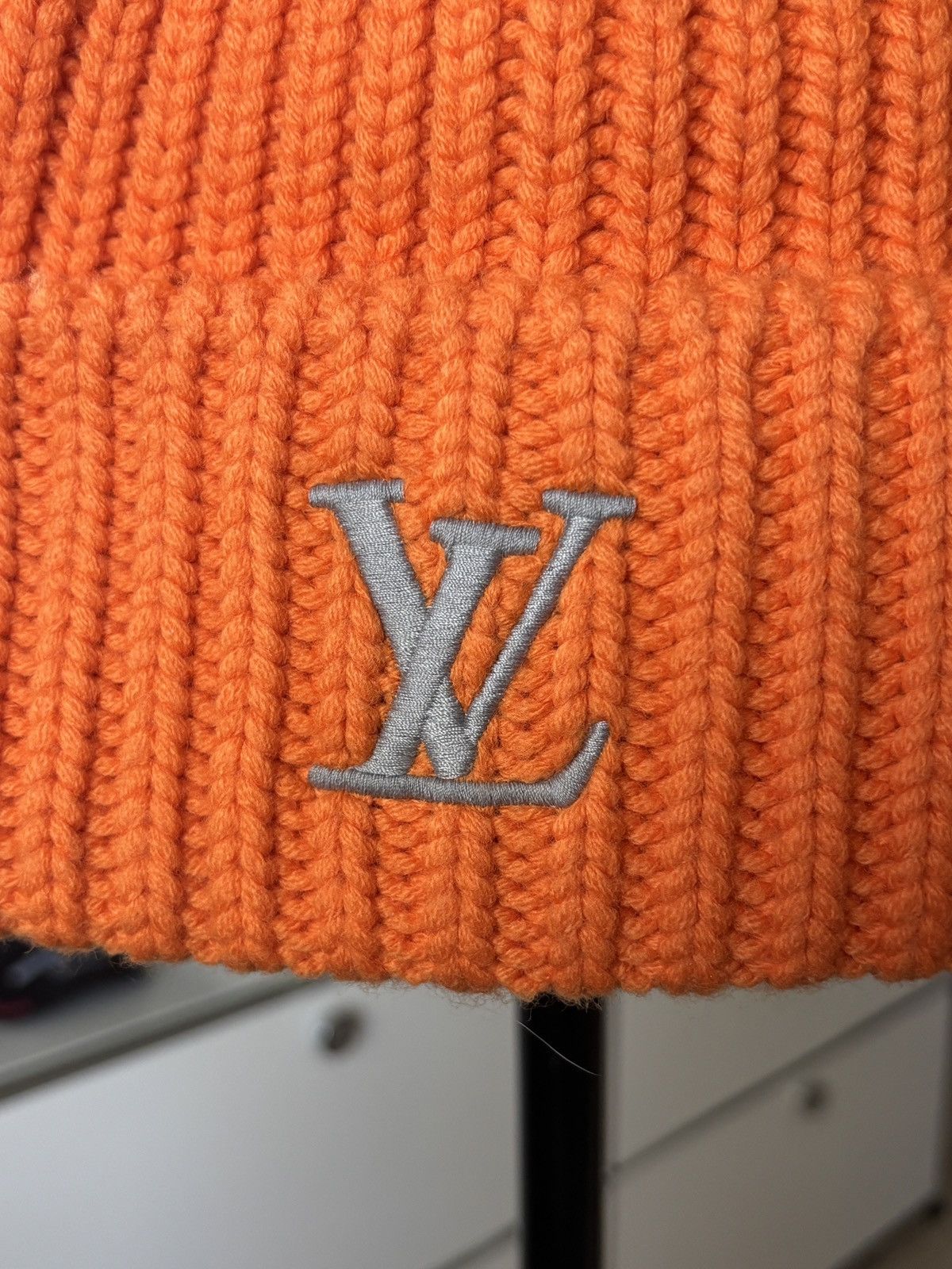 Louis Vuitton LV LOGO KNIT BEANIE ORANGE Size ONE SIZE - 11 Thumbnail