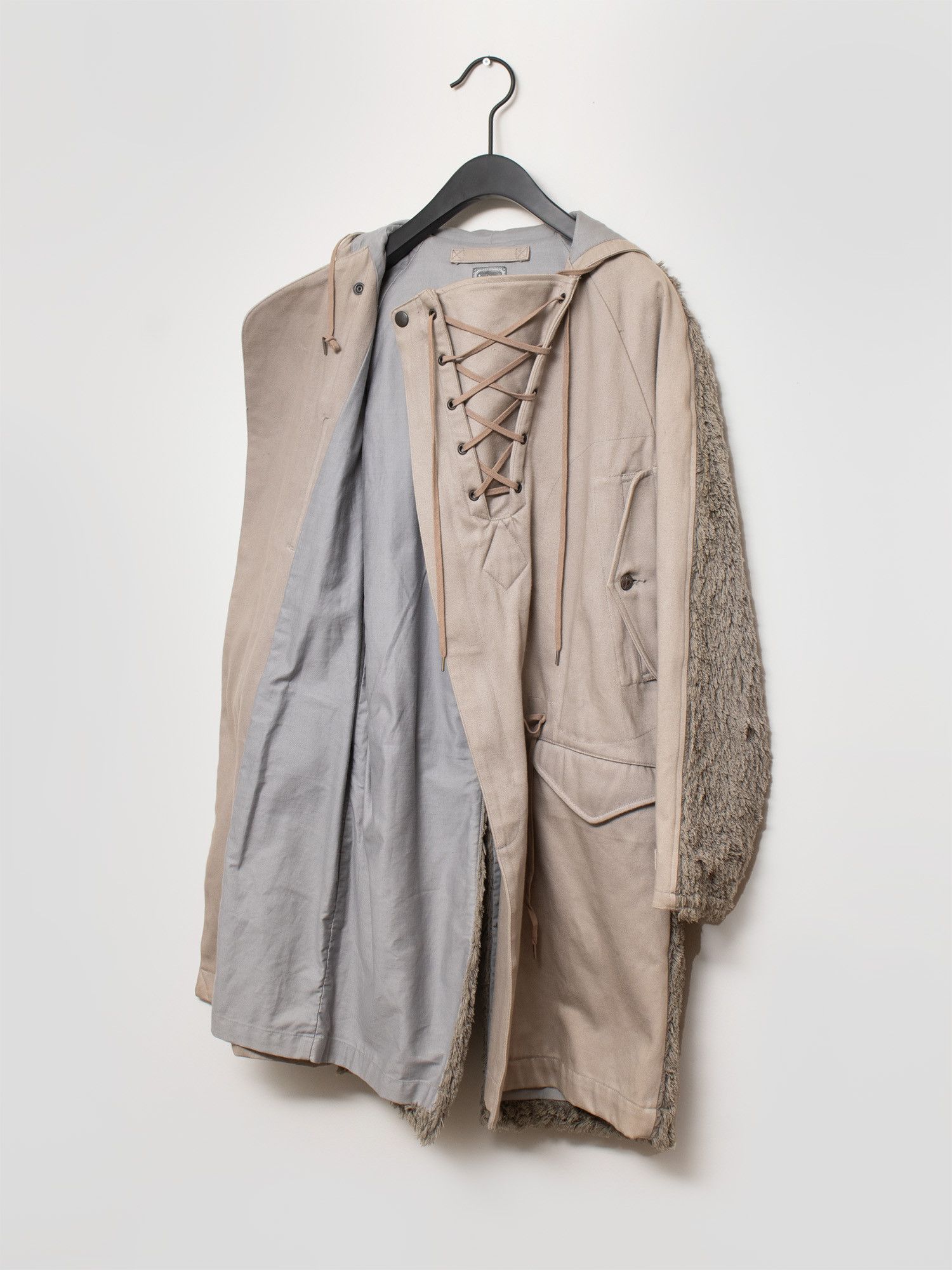Maison MIHARA YASUHIRO Mihara Yasuhiro AW06 Runway Shaggy Hybrid Parka Size US S / EU 44-46 / 1 - 3 Thumbnail